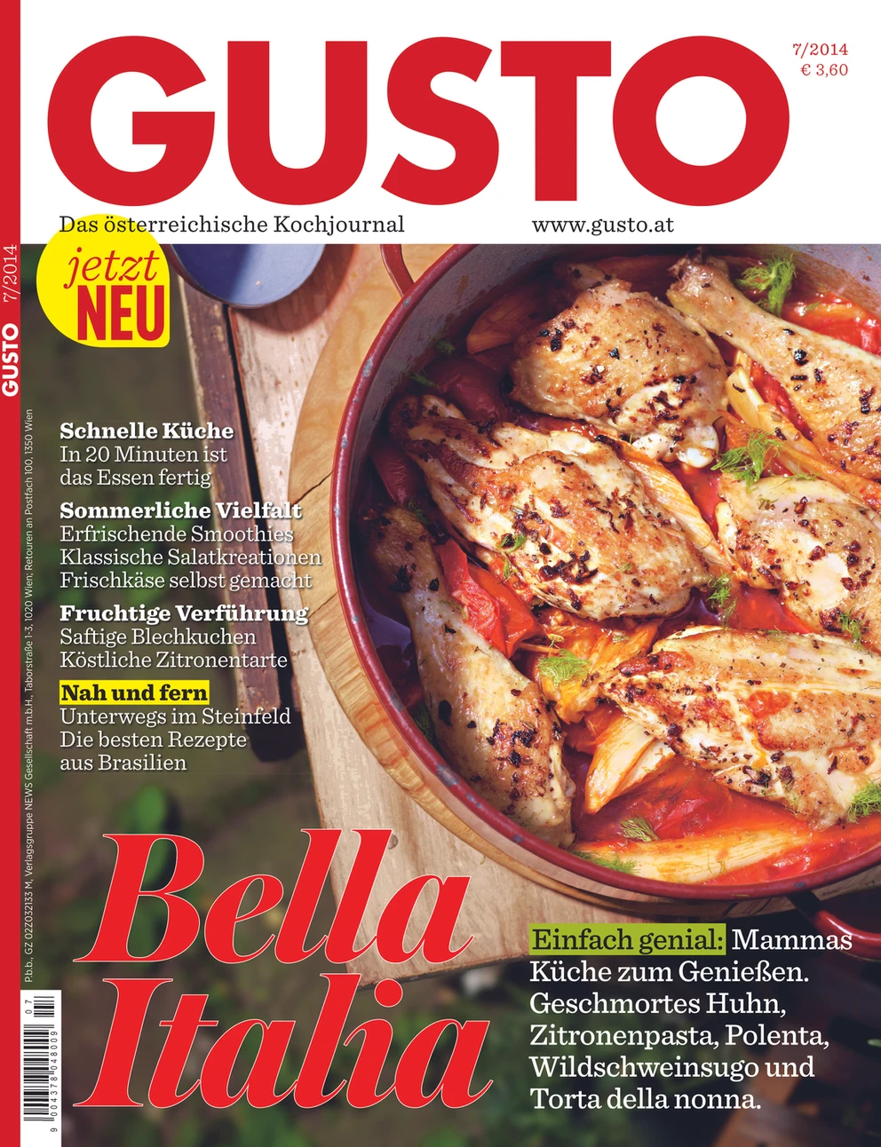 GUSTO.AT Ausgabe - Juli 2014