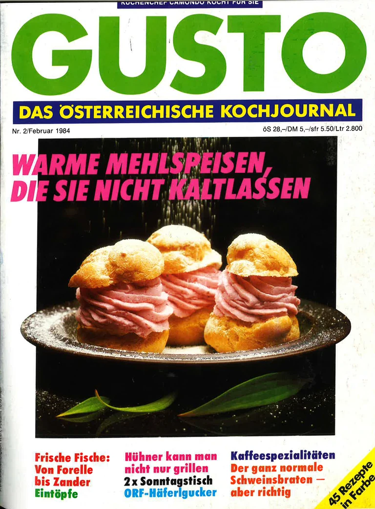 GUSTO.AT Ausgabe - Februar 1984