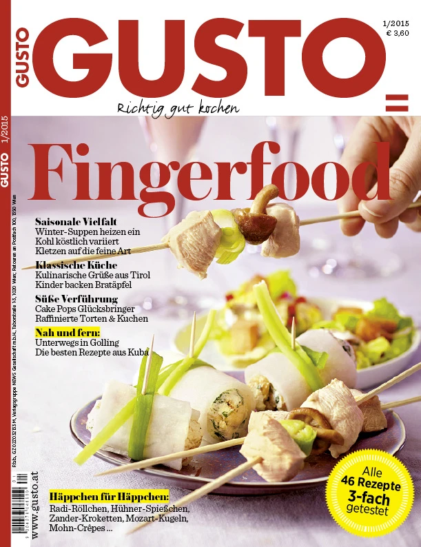 GUSTO.AT Ausgabe - Jänner 2015