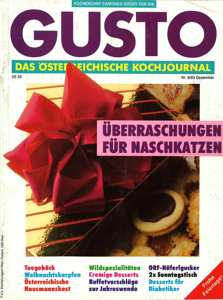 GUSTO.AT Ausgabe - Dezember 1983