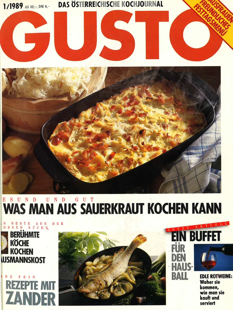 Gusto Ausgaben 1989