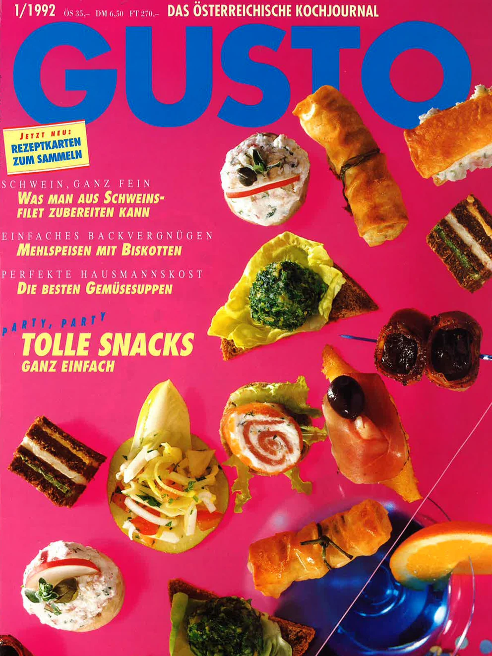 GUSTO.AT Ausgabe - Jänner 1992