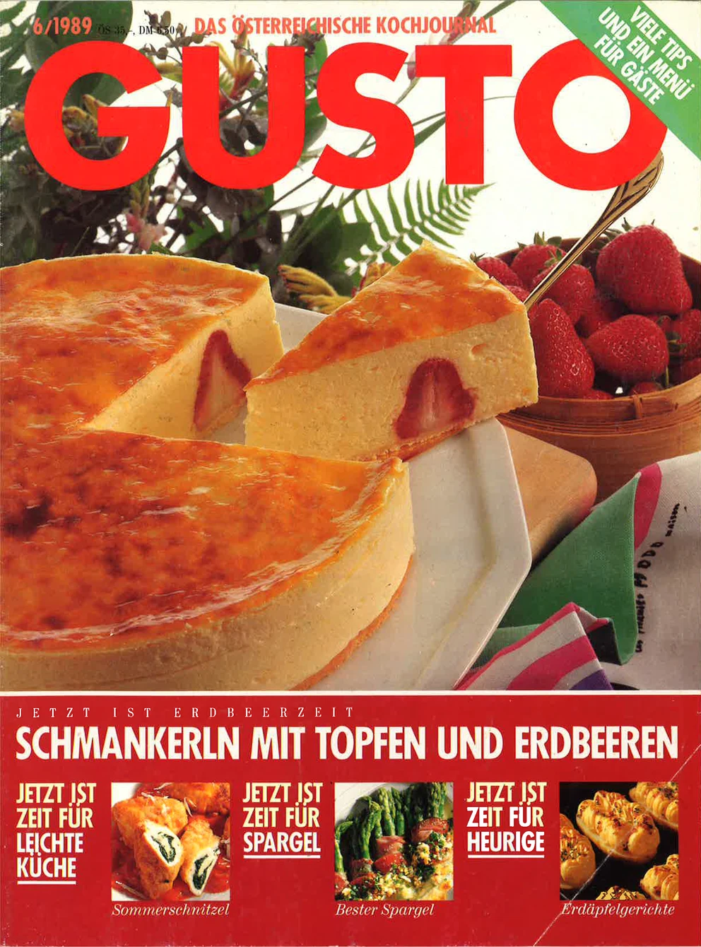 GUSTO.AT Ausgabe - Juni 1989