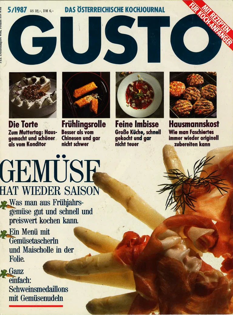 GUSTO.AT Ausgabe - Mai 1987