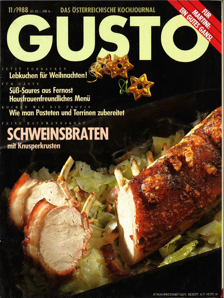 GUSTO.AT Ausgabe - November 1988