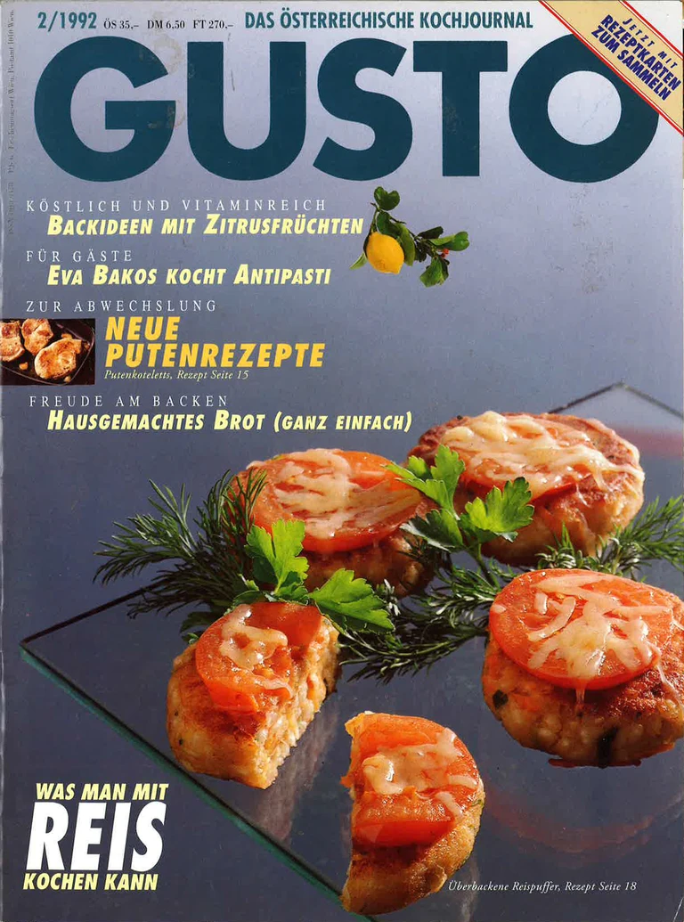 GUSTO.AT Ausgabe - Februar 1992