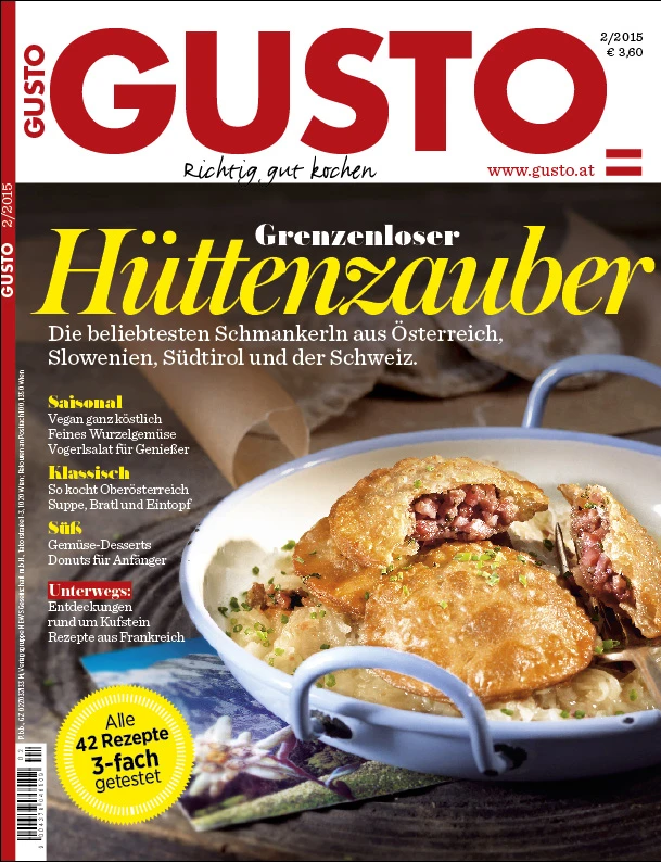 GUSTO.AT Ausgabe - Februar 2015