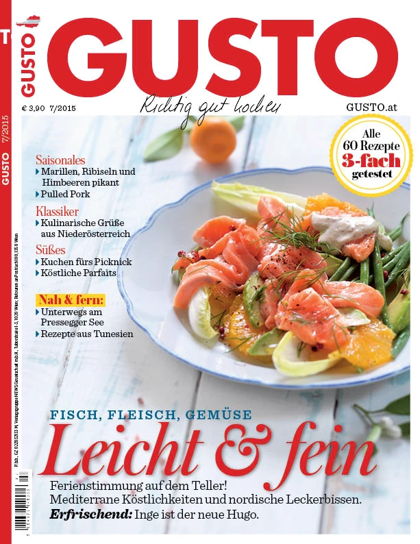GUSTO.AT Ausgabe - Juli 2015