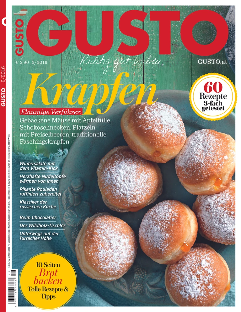 gusto.at Ausgabe - Februar 2016