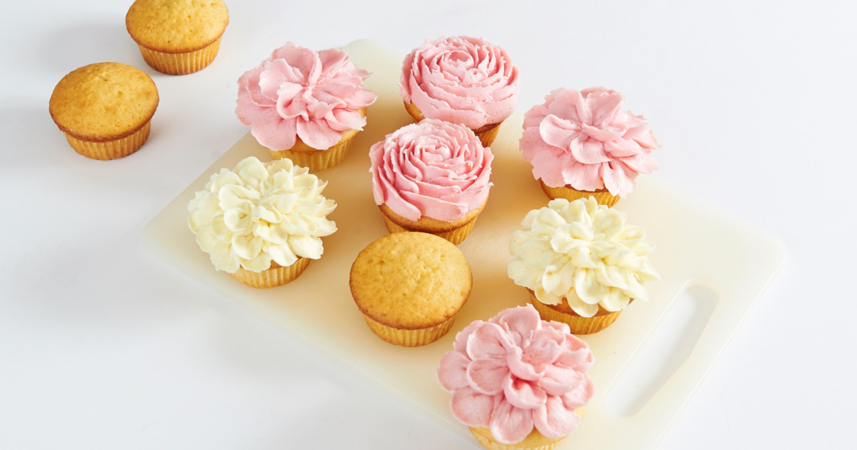 🌸Blüten-Cupcakes: so gelingen sie garantiert