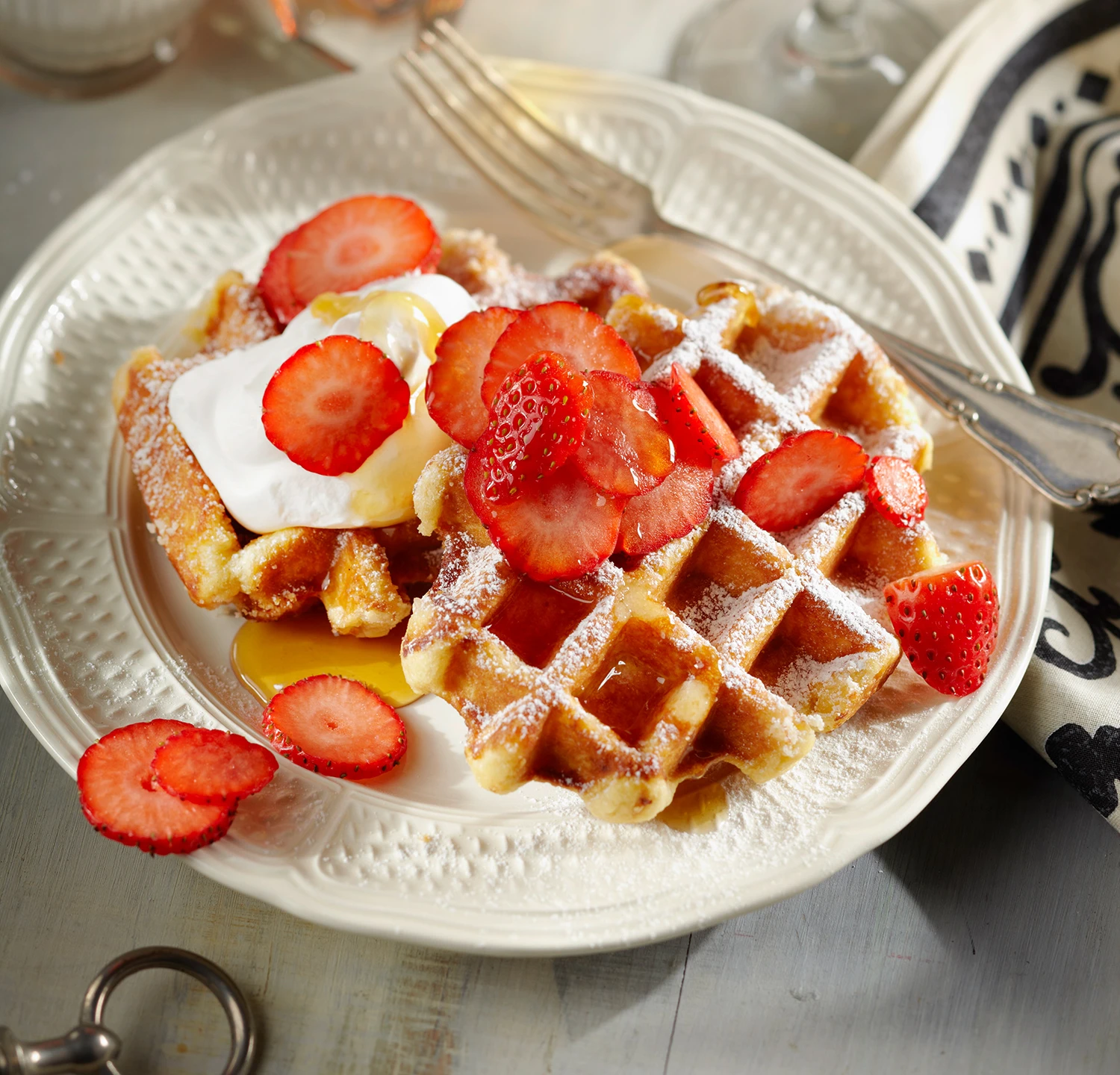 © GUSTO / Stefan Liewehr Belgische Waffeln
