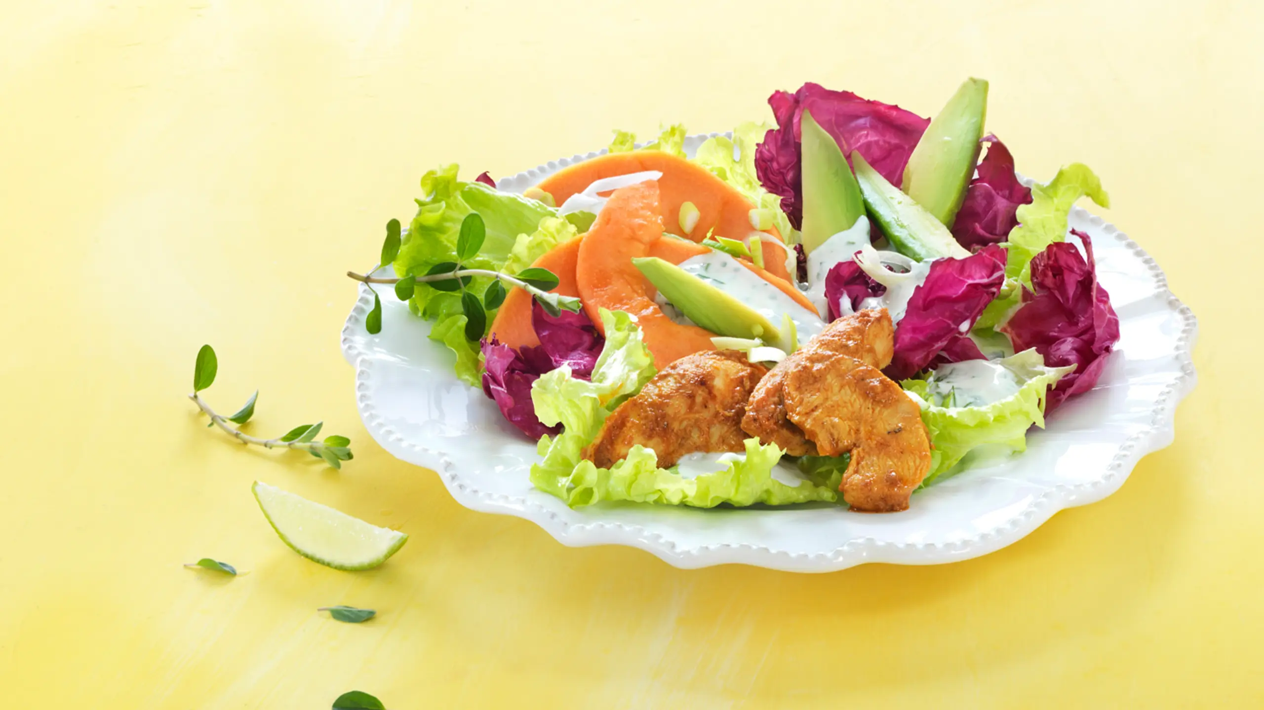 © Ulrike Köb Scharfer Hühnersalat