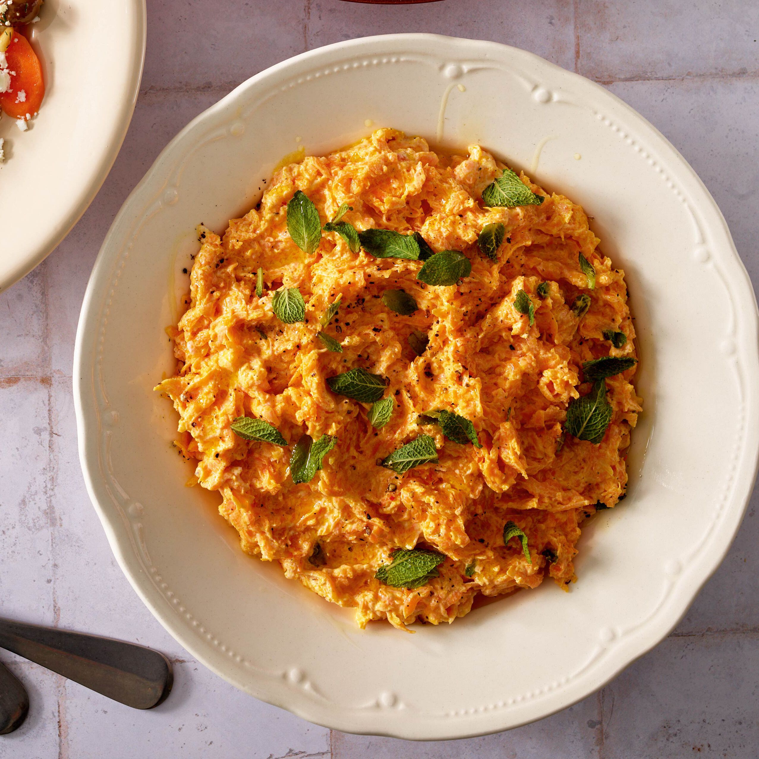 Überbackener Karfiol mit Bärlauchcreme • Rezept Überbackener Karfiol mit Bärlauchcreme • Rezept