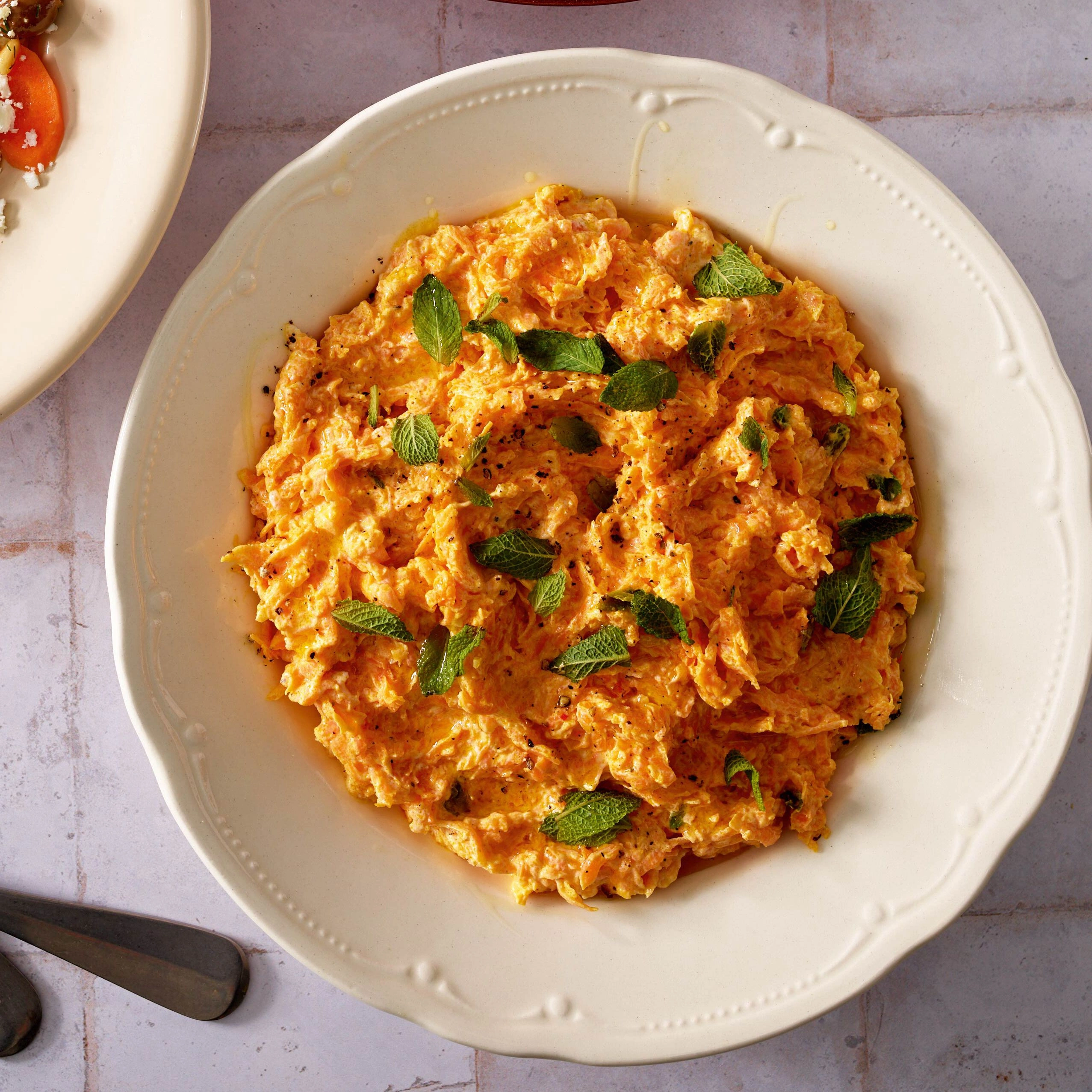 Überbackener Karfiol mit Bärlauchcreme • Rezept