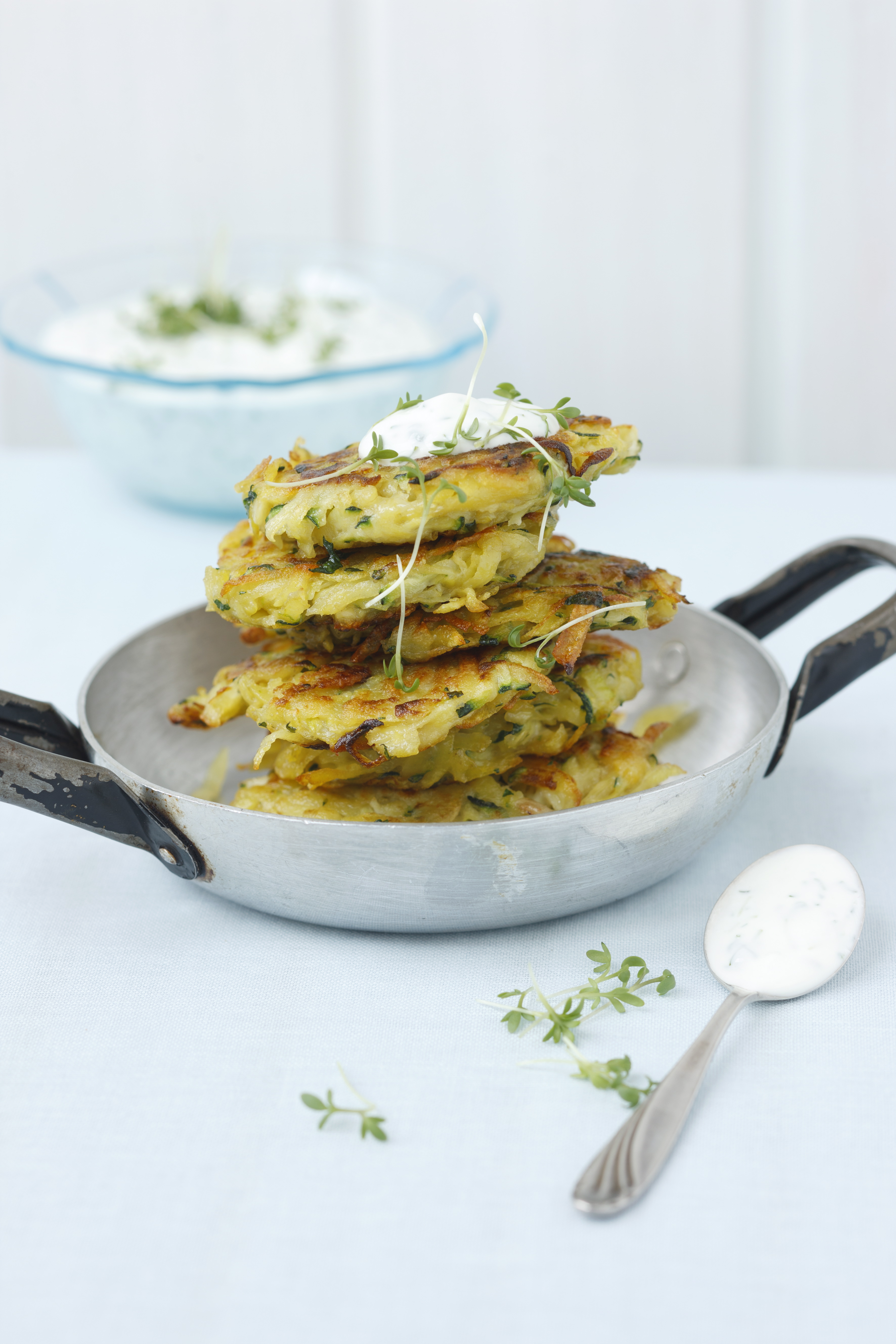 Erdäpfel-Zucchini-Puffer