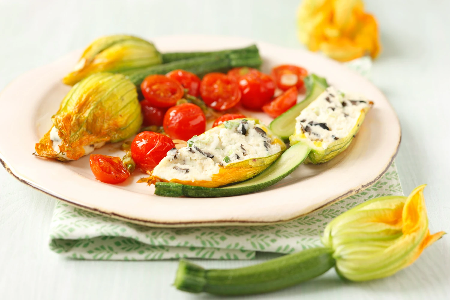 © Theresa Schrems Zucchiniblüten