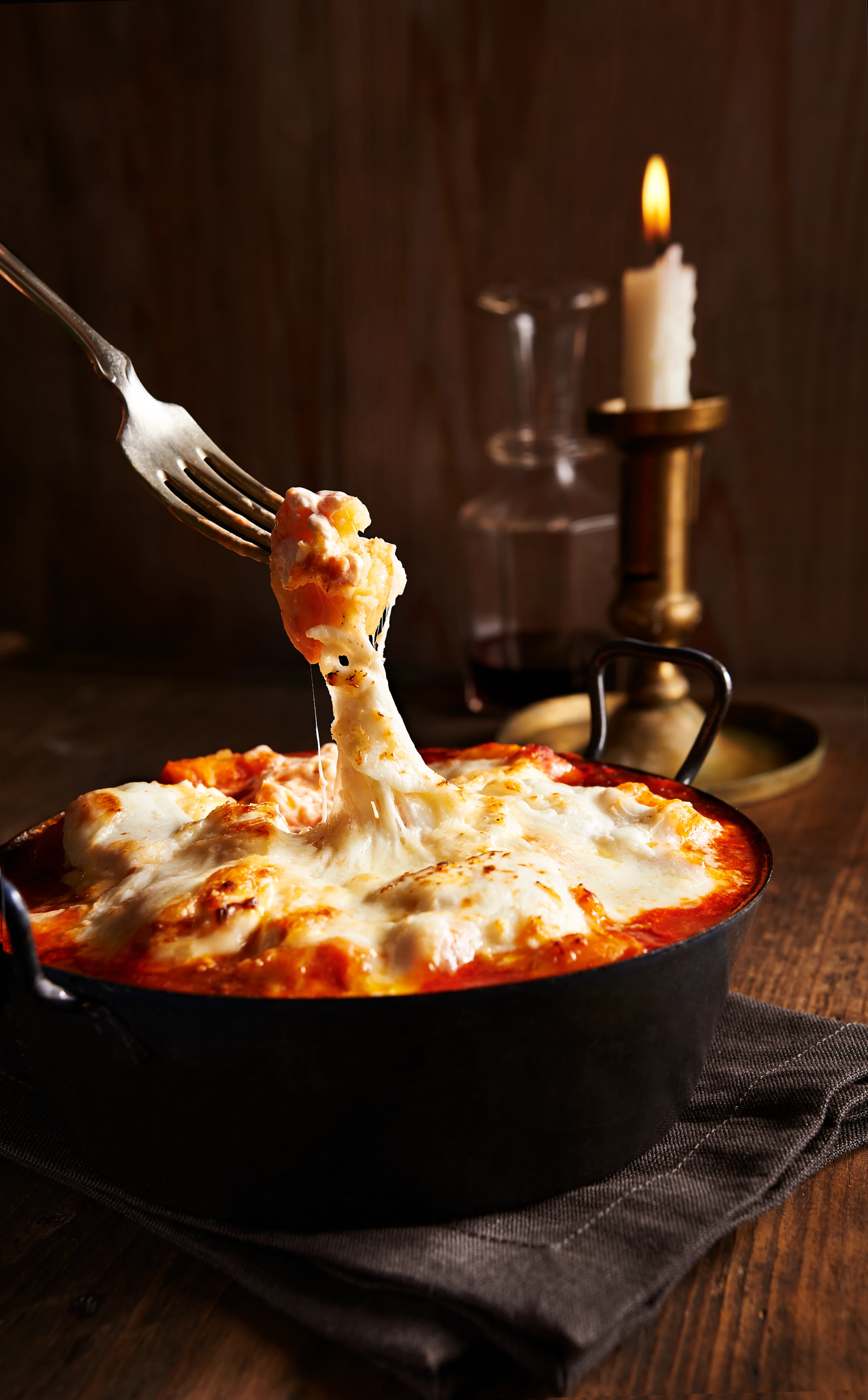 Überbackene Gnocchi