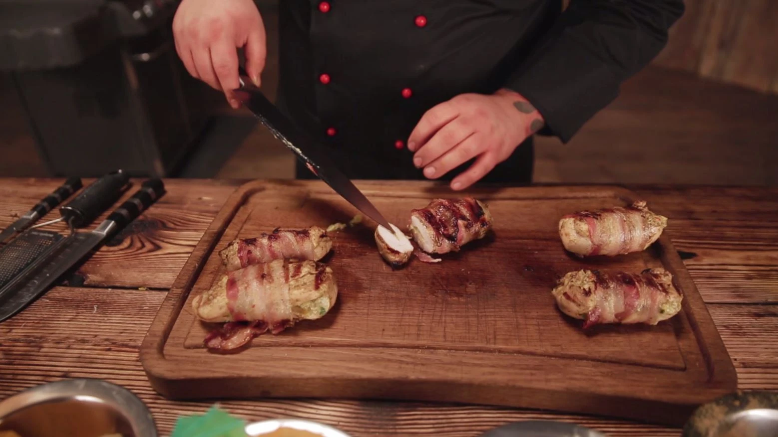 Gefüllte Hähnchenbrust karibischer Art