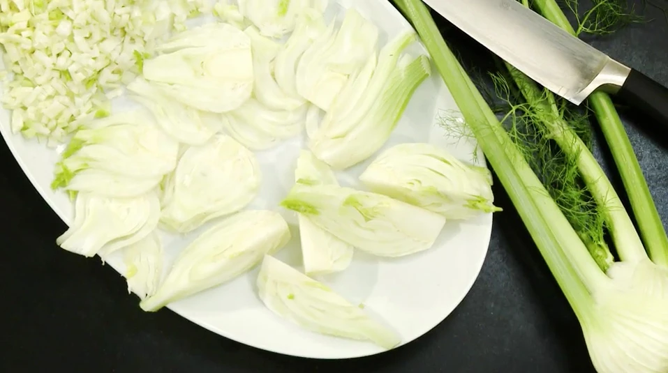Fenchel schneiden