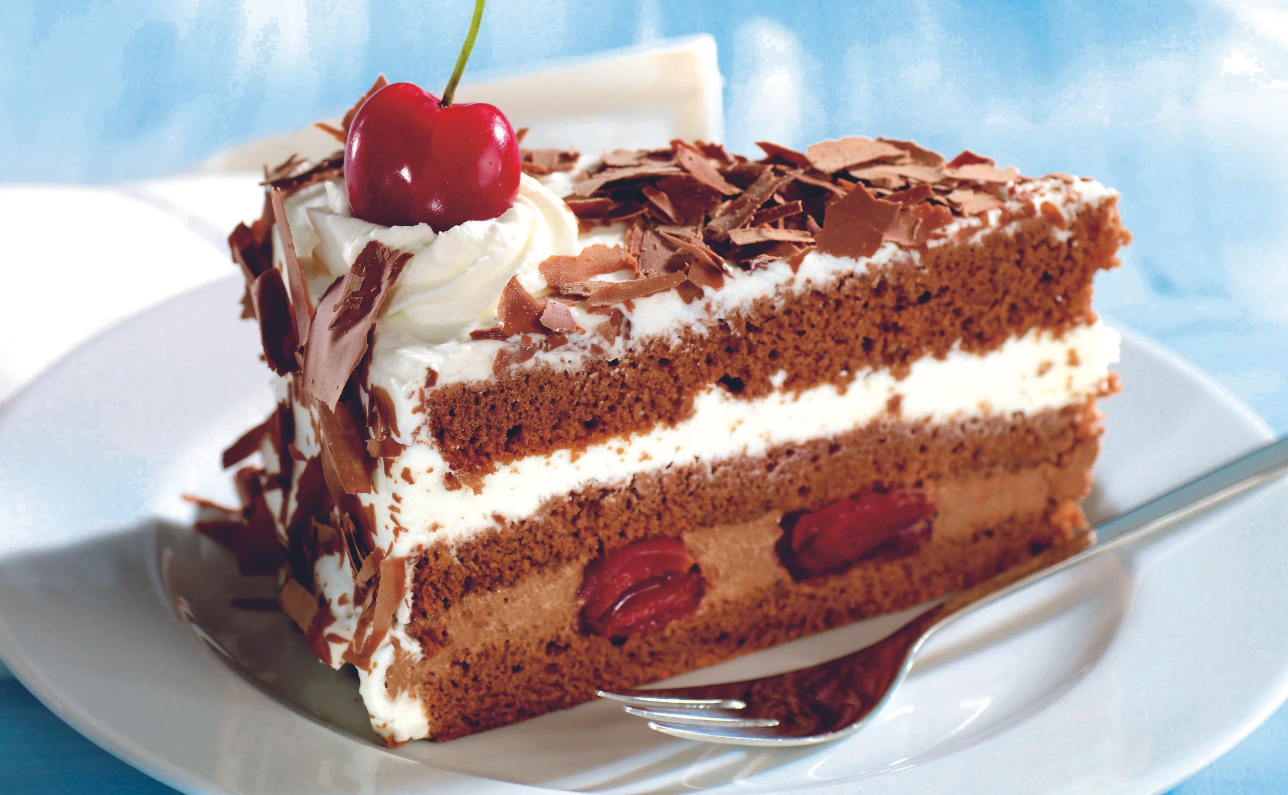 Traditionelle Schwarzwälder Kirschtorte