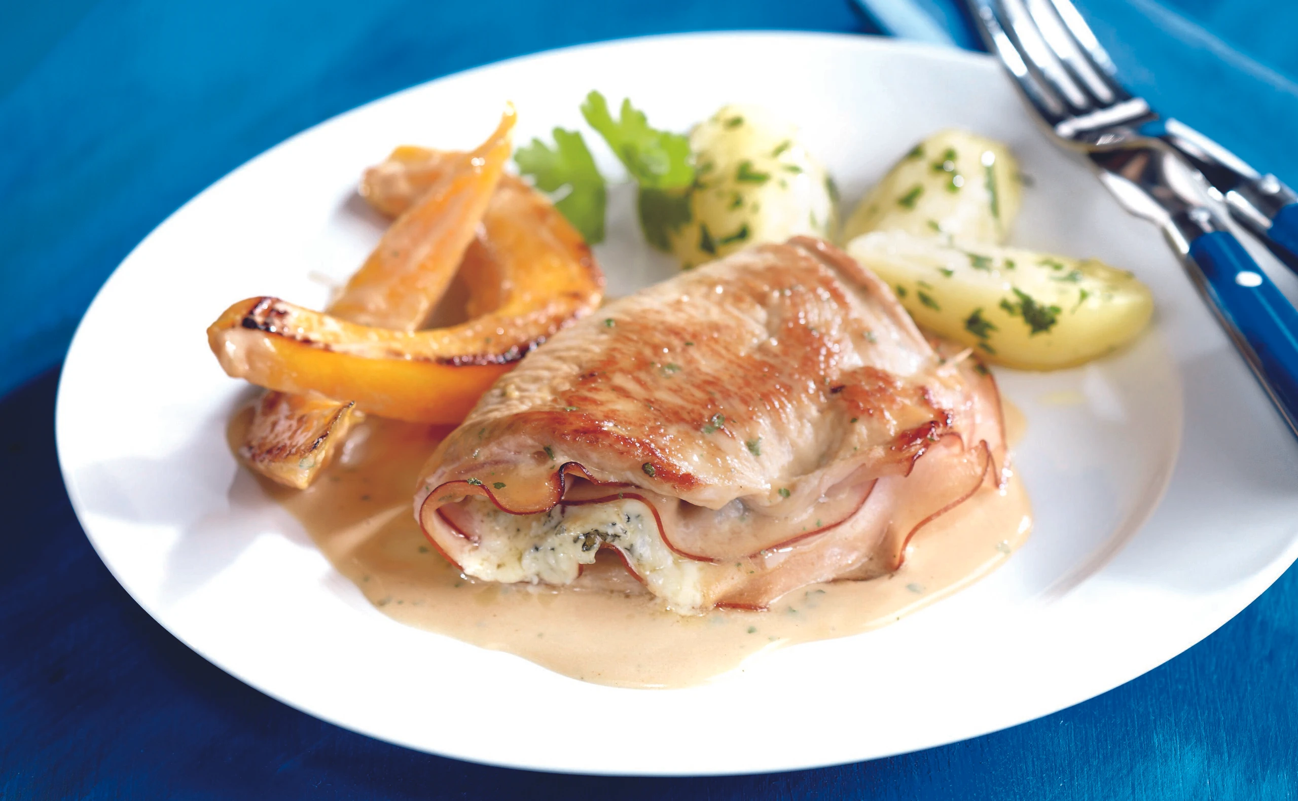 Puten-Cordon-rouge aus dem Rohr