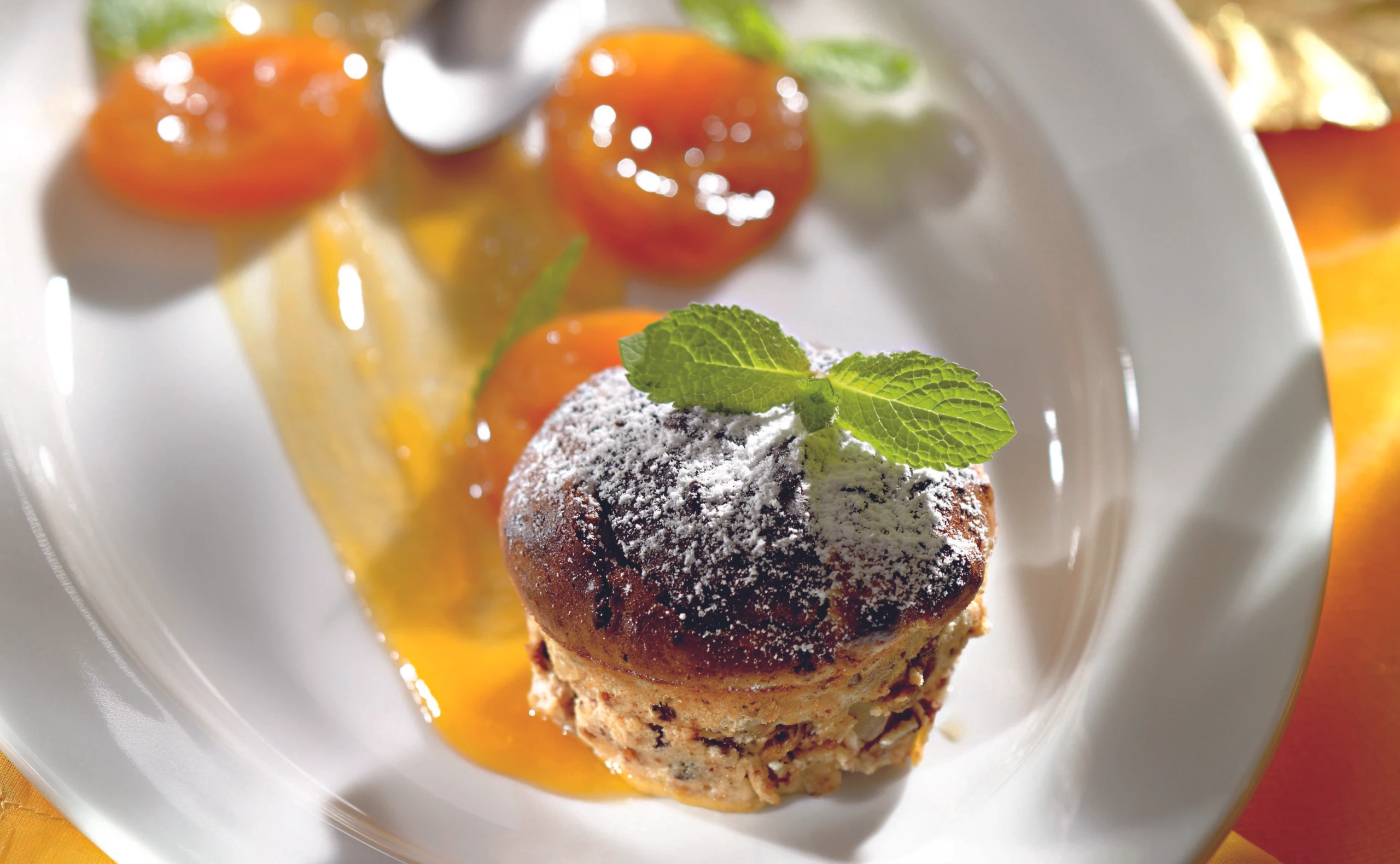 Weihnachts Pudding mit Punsch Marillen