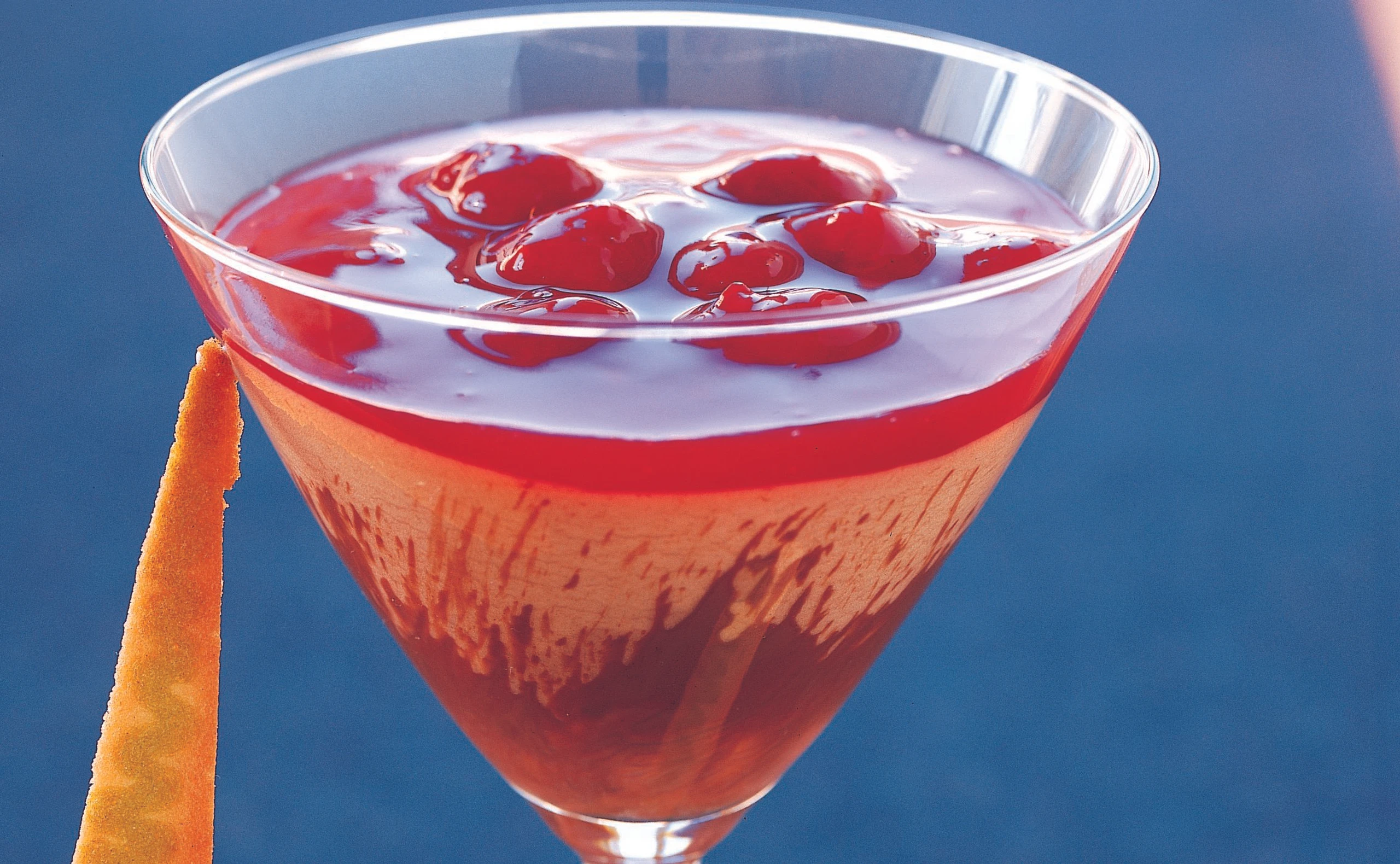 Nougatcreme mit Himbeer-Punsch