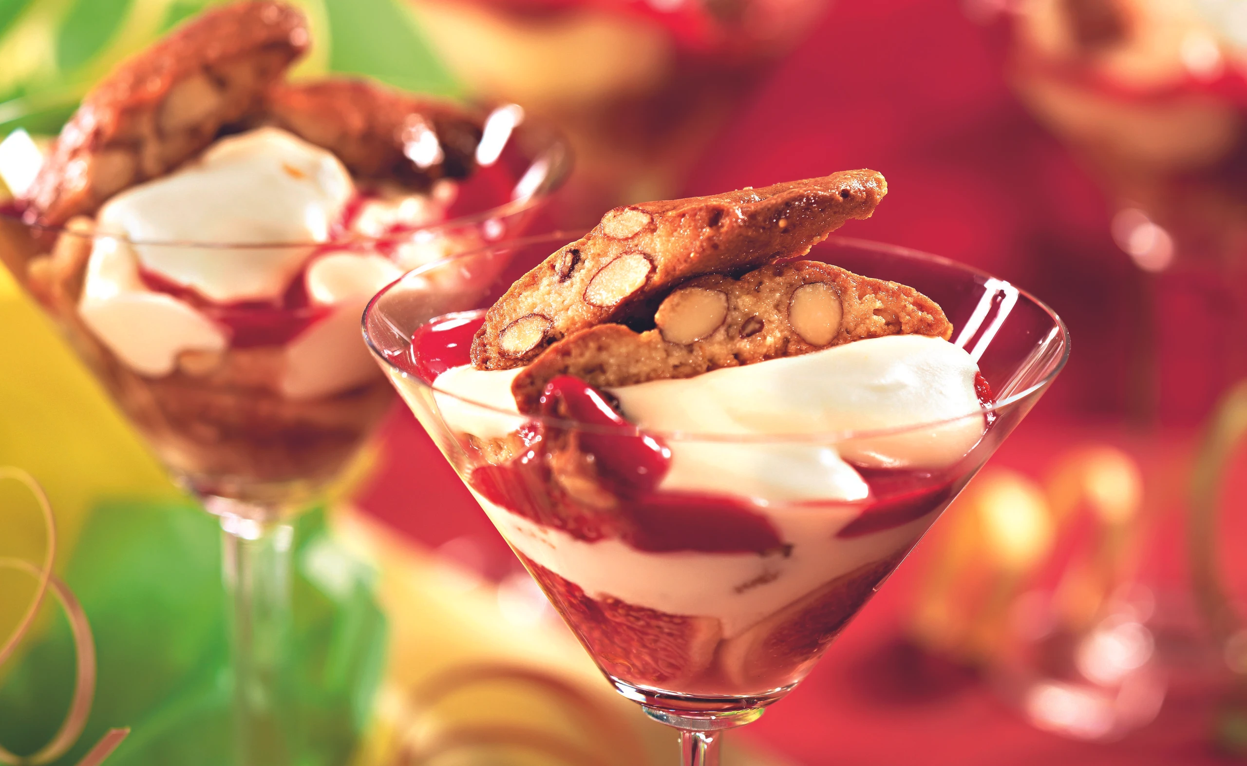 Creme mit Cantuccini und Feigen