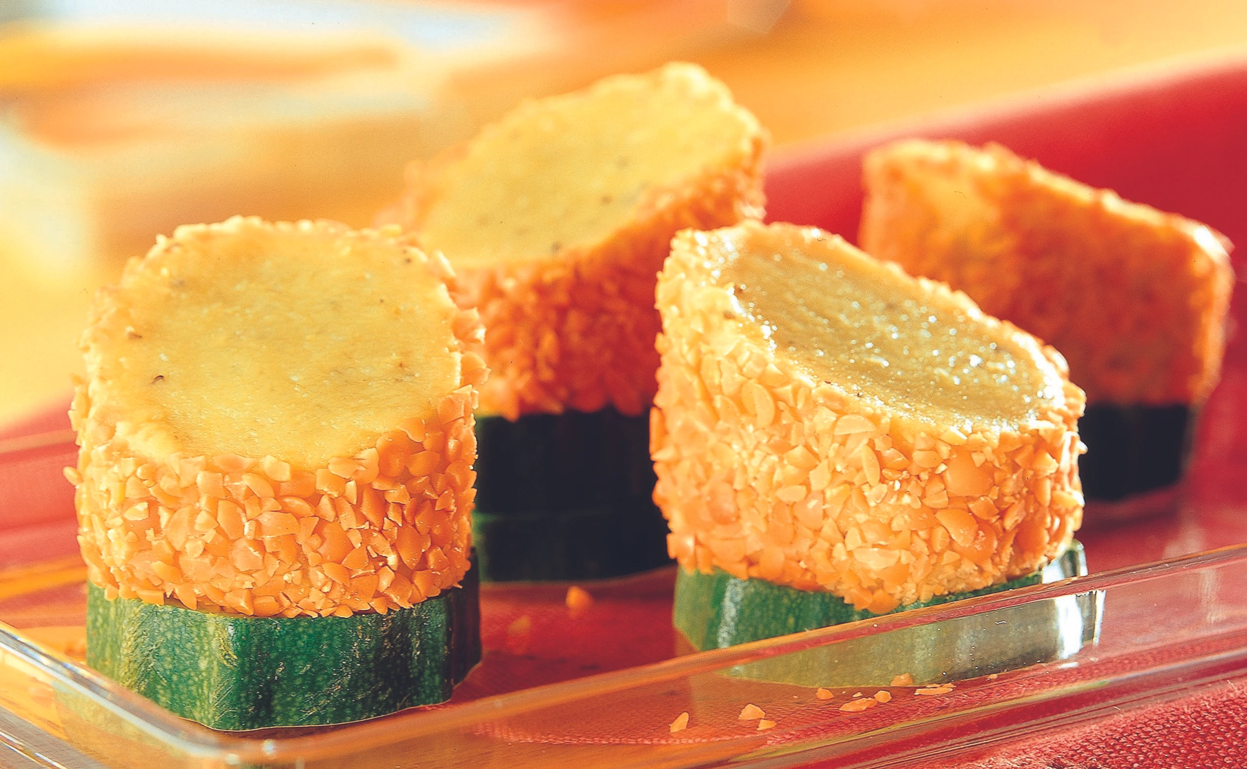 Fingerfood: Rouladenhäppchen aus roten Linsen