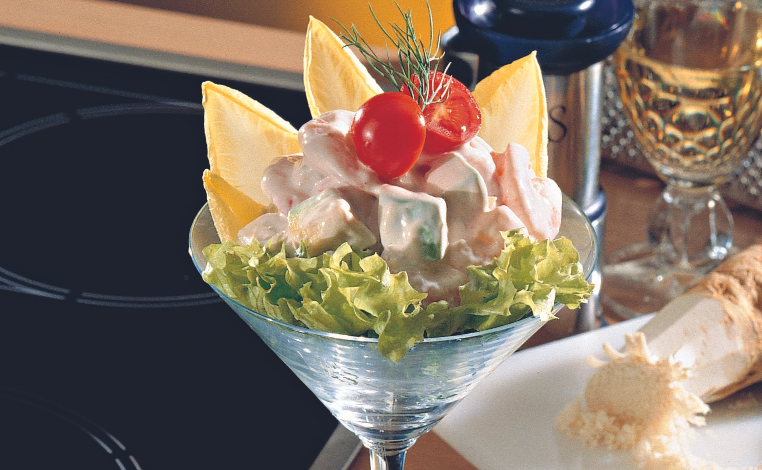 Shrimps-Cocktail mit Avocado