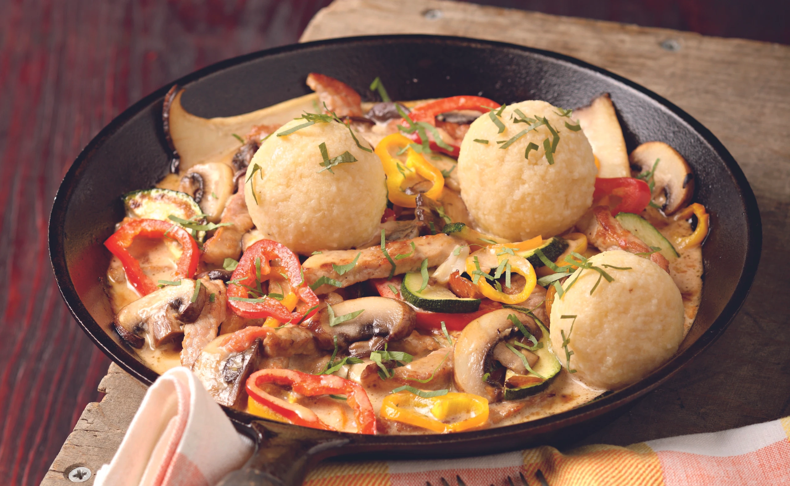 Schweinsgeschnetzeltes mit Pilzen