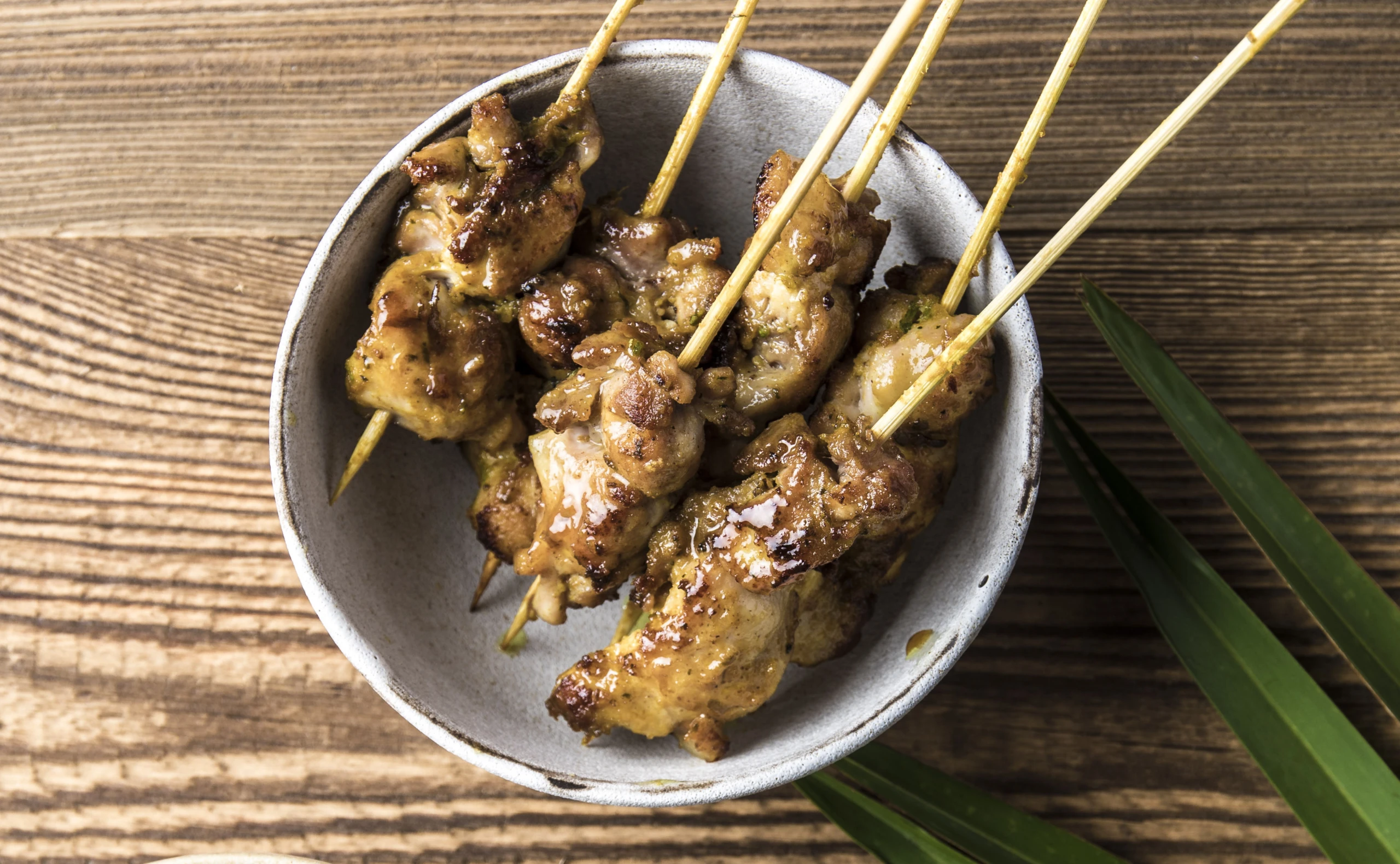 Sate Ayam mit Erdnussauce
