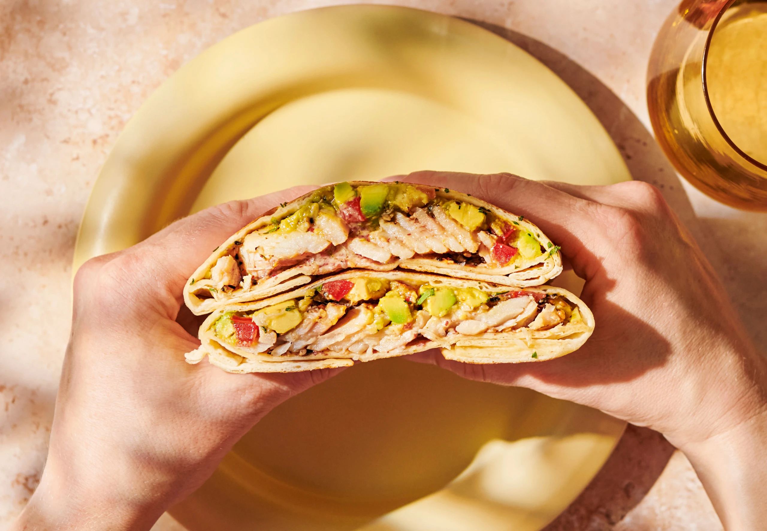 Crunch-Wraps Supreme mit Knusperfisch