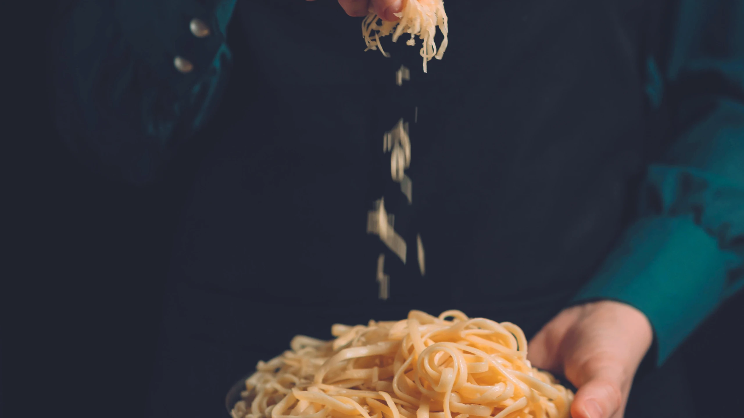 Pizzakäse und Mozzarella