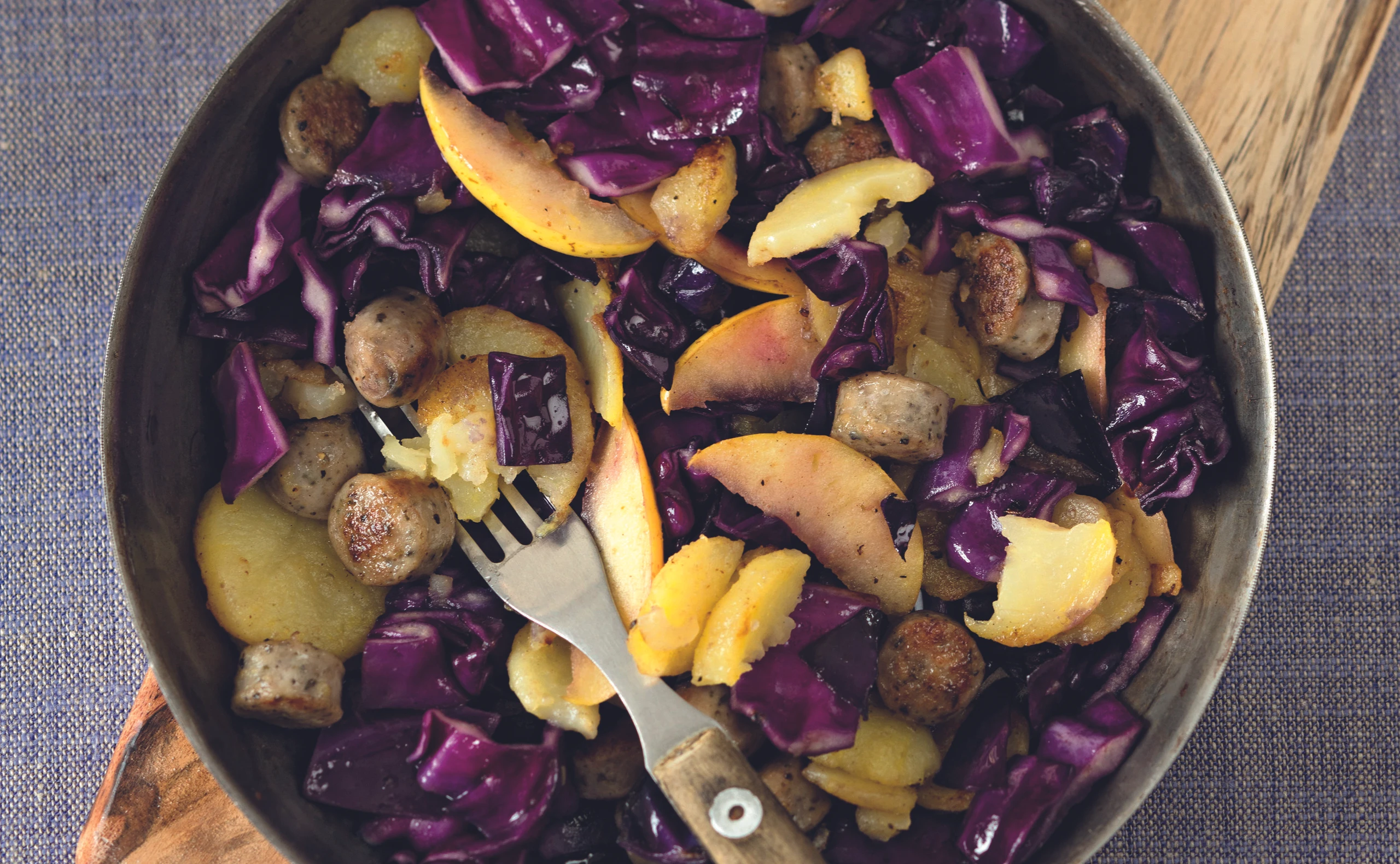 Kraut-Erdäpfelgröstl