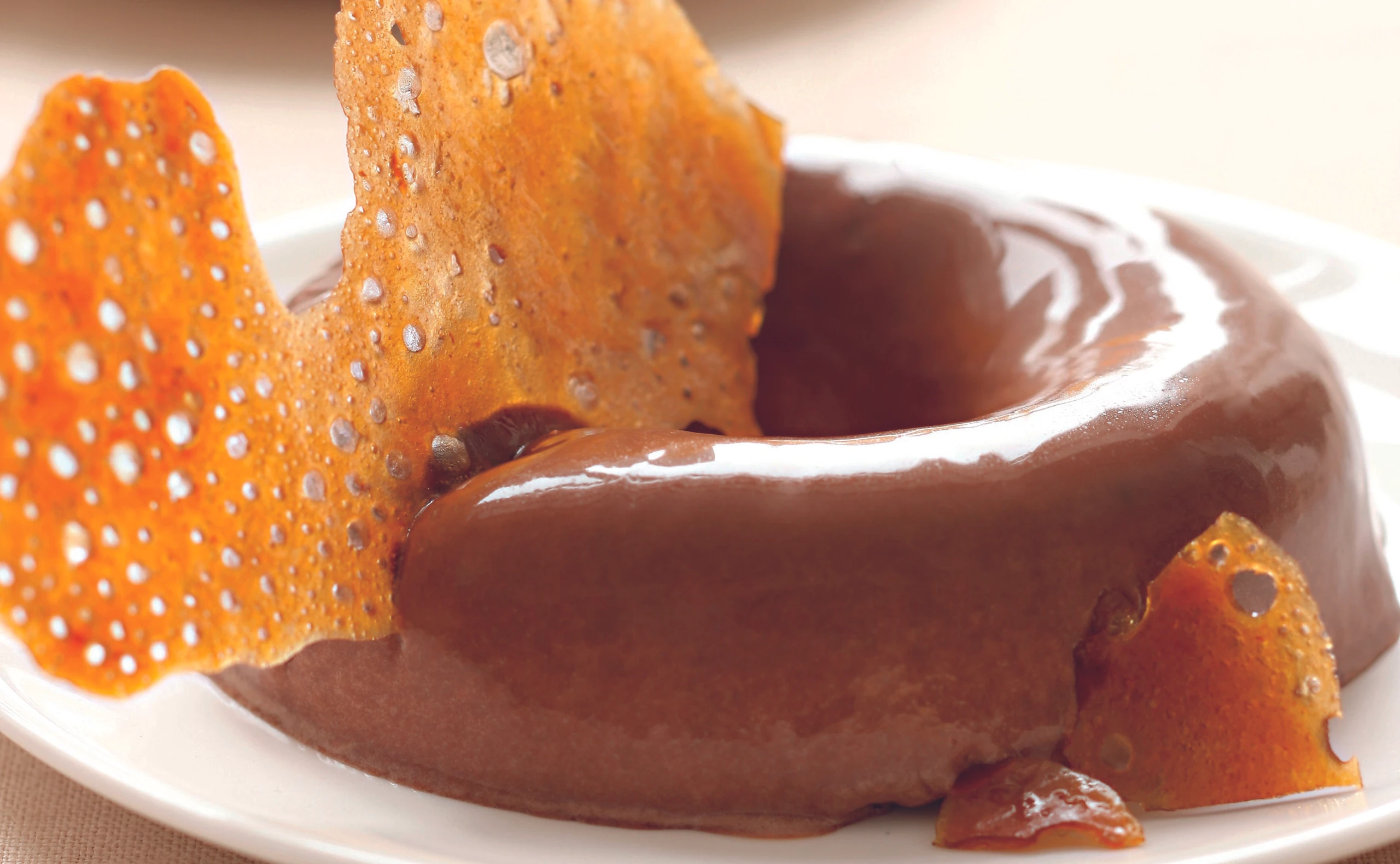 Schokopudding mit Orangenhippen