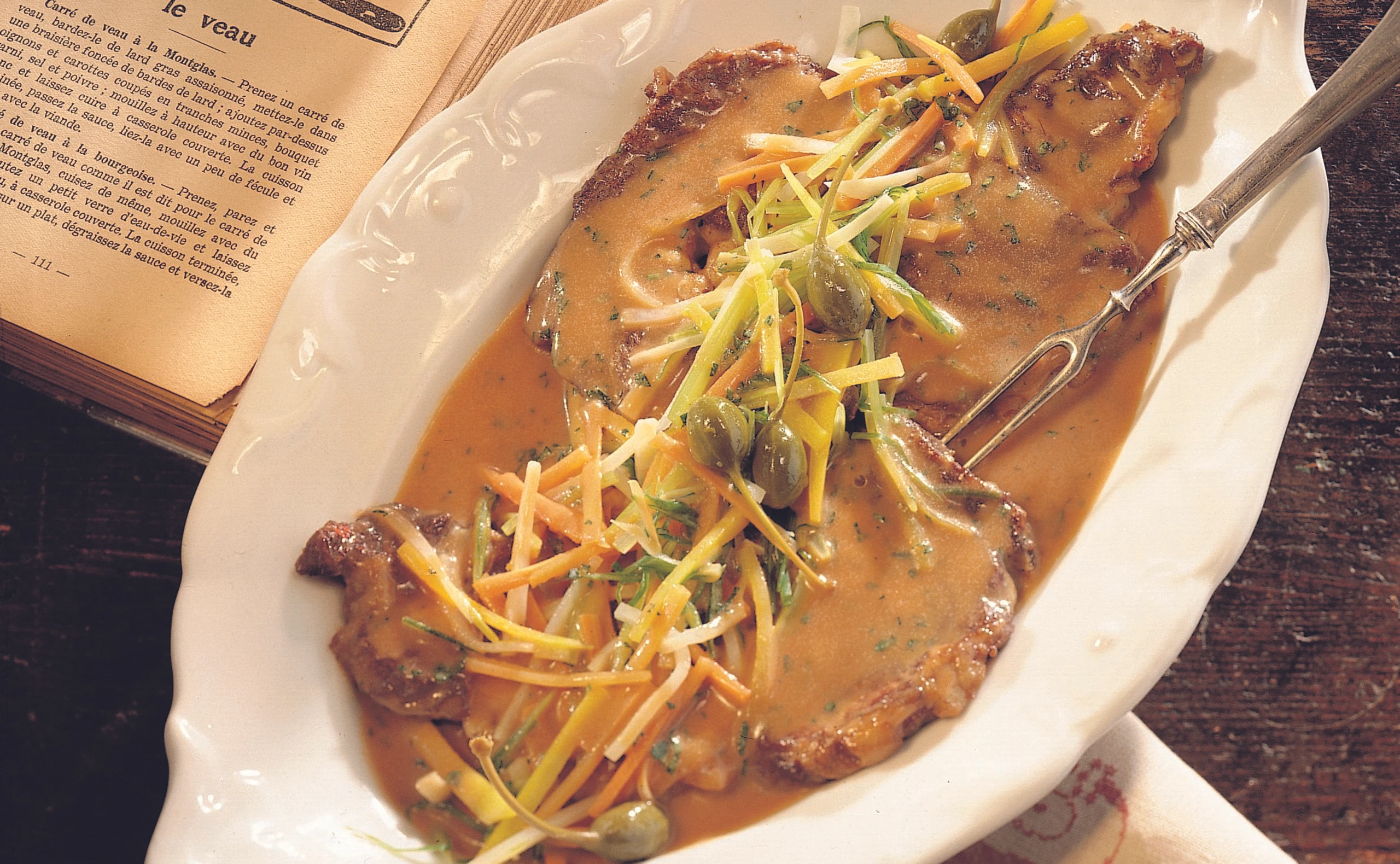 Esterhazy-Rostbraten mit Erdäpfelkrapferln