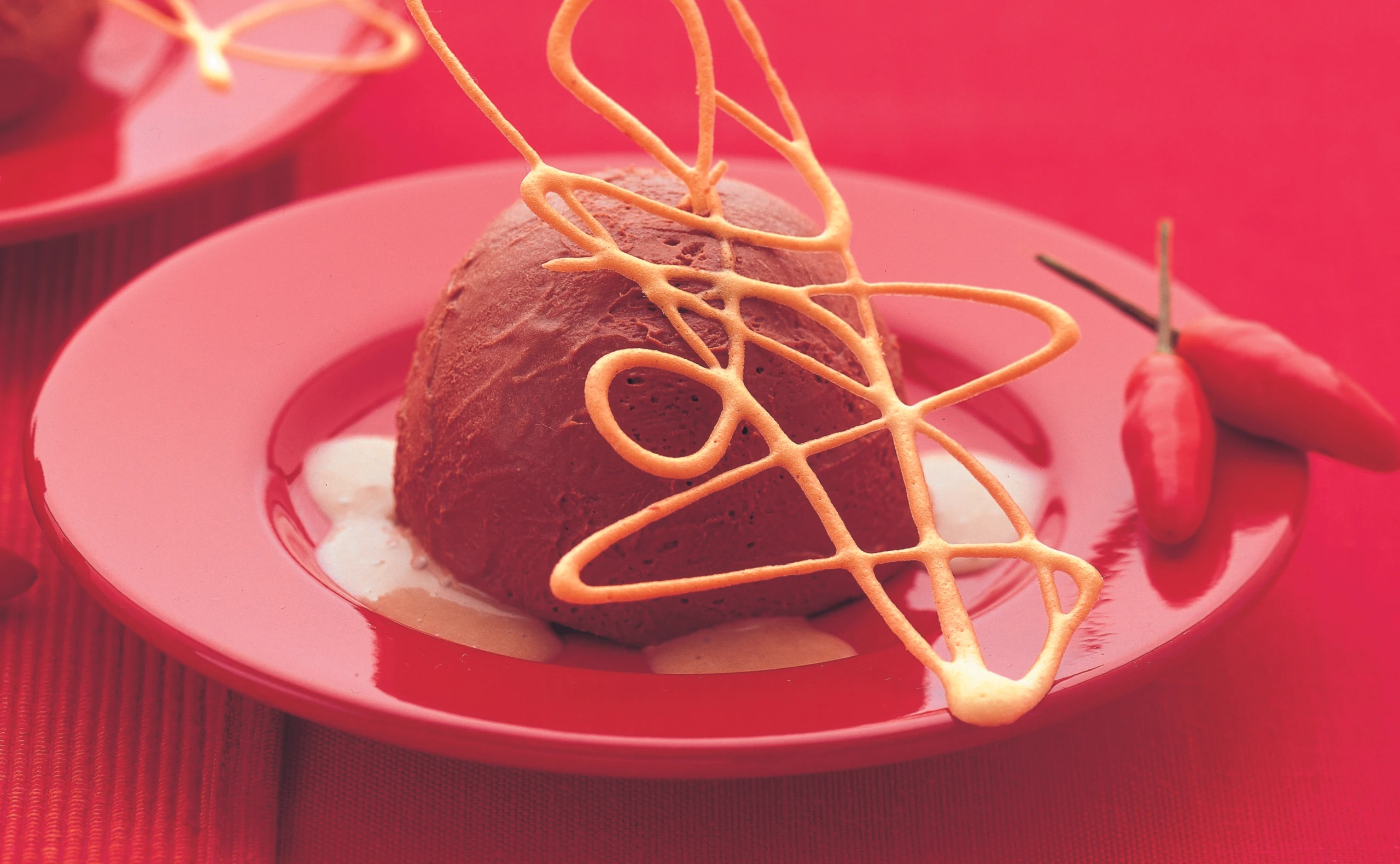 Schokolade-Chiliparfait