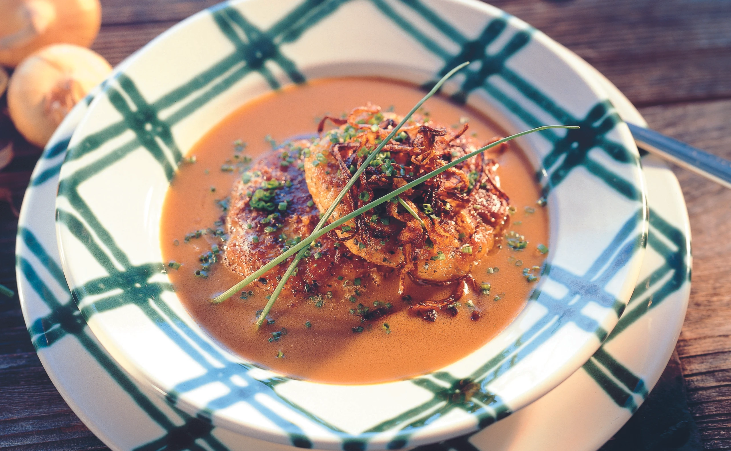 Brennsuppe mit Pressknödel