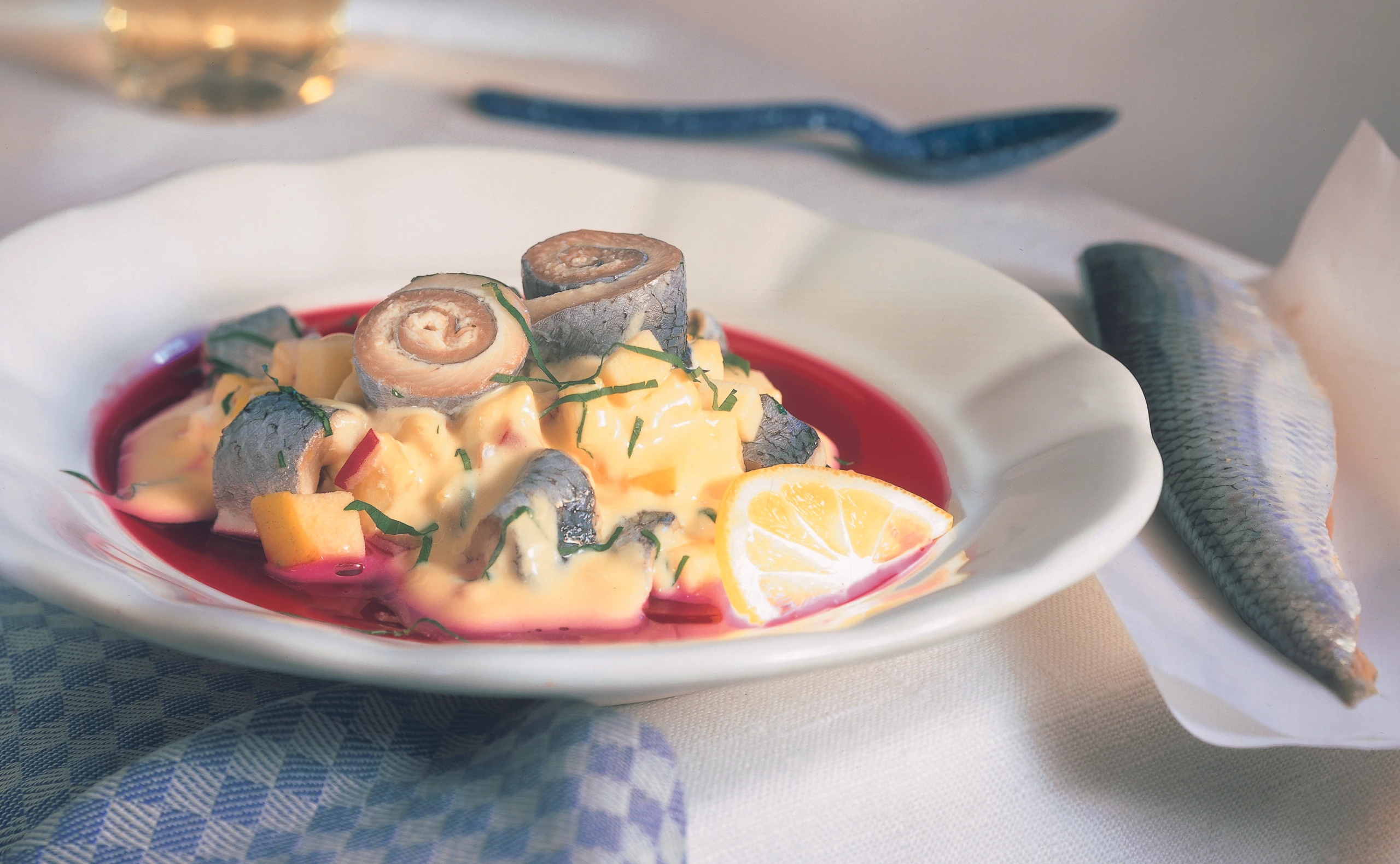 Klassischer Heringssalat, modern interpretiert