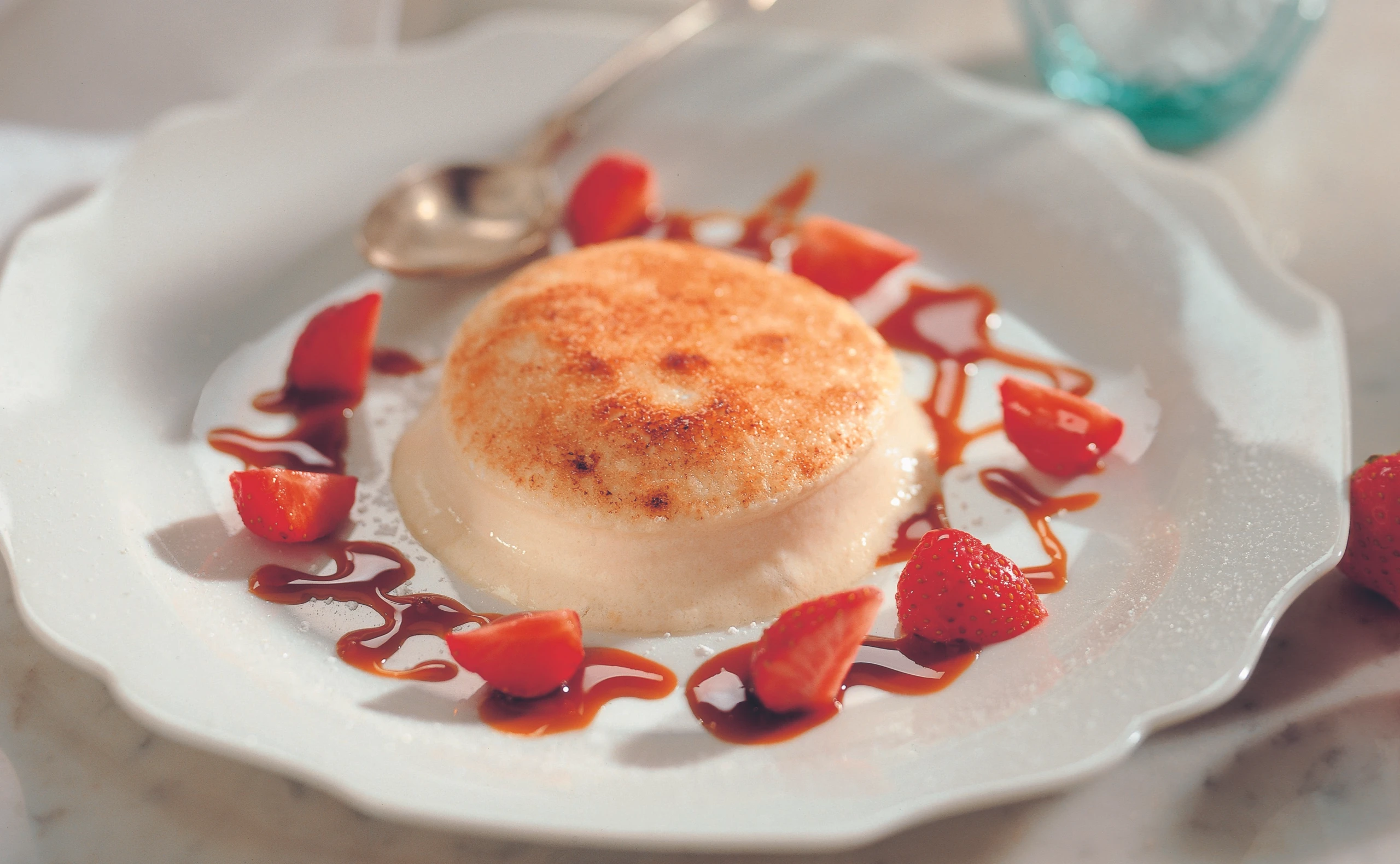 Karamellisierte Topfentörtchen