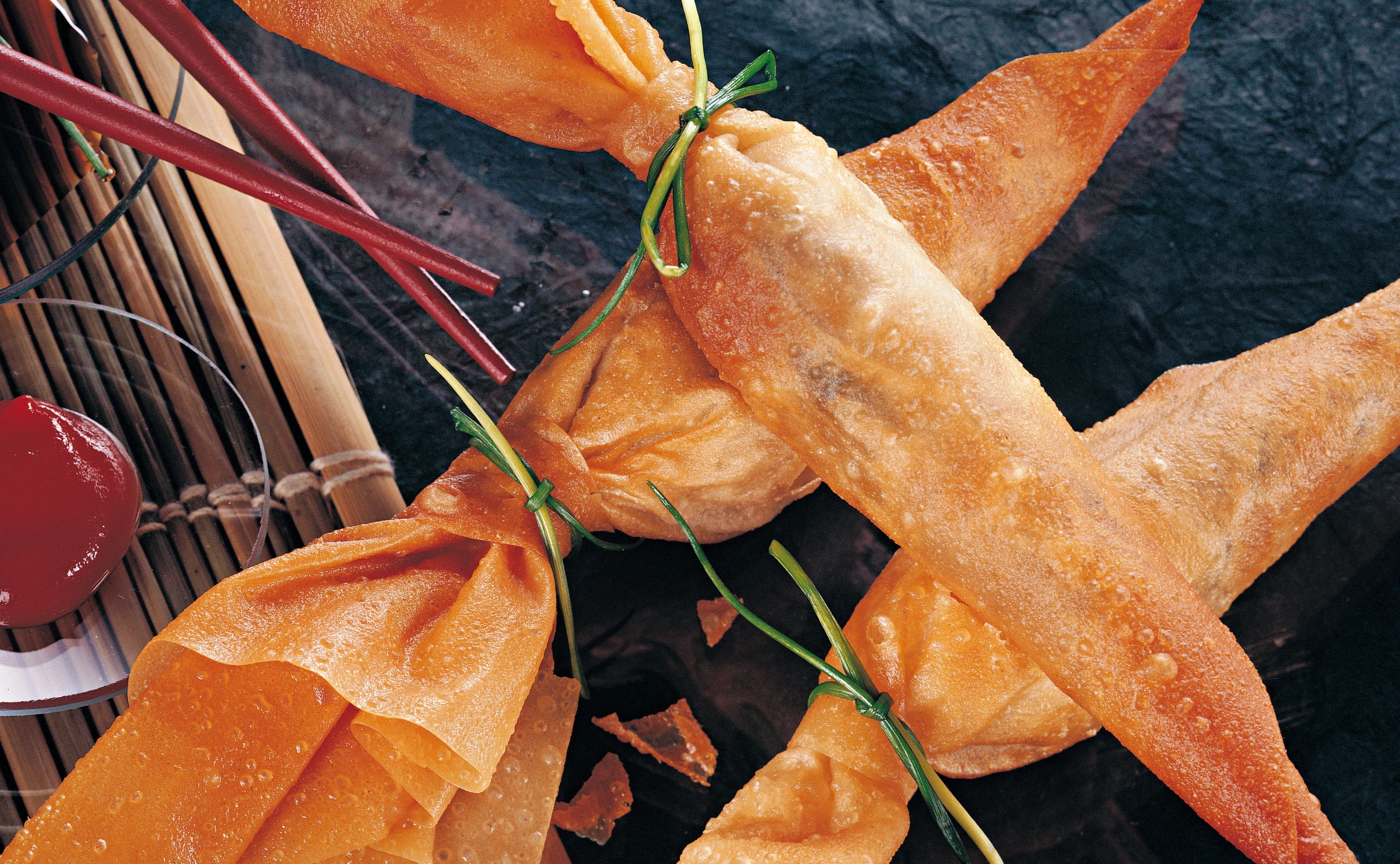 Chunchuan - Frühlingsrollen mit Schwammerlfülle