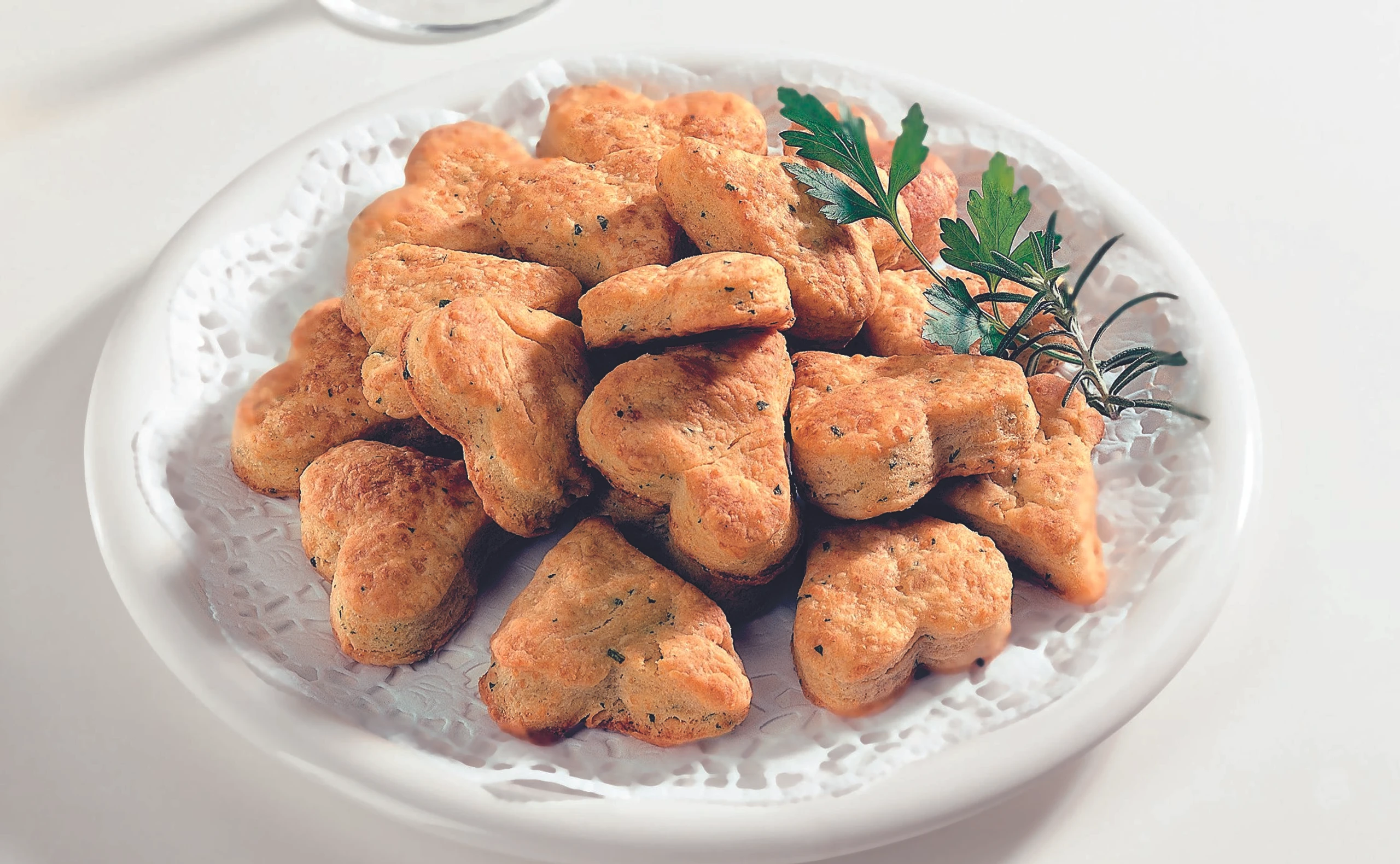 Knusprige Käseherzen