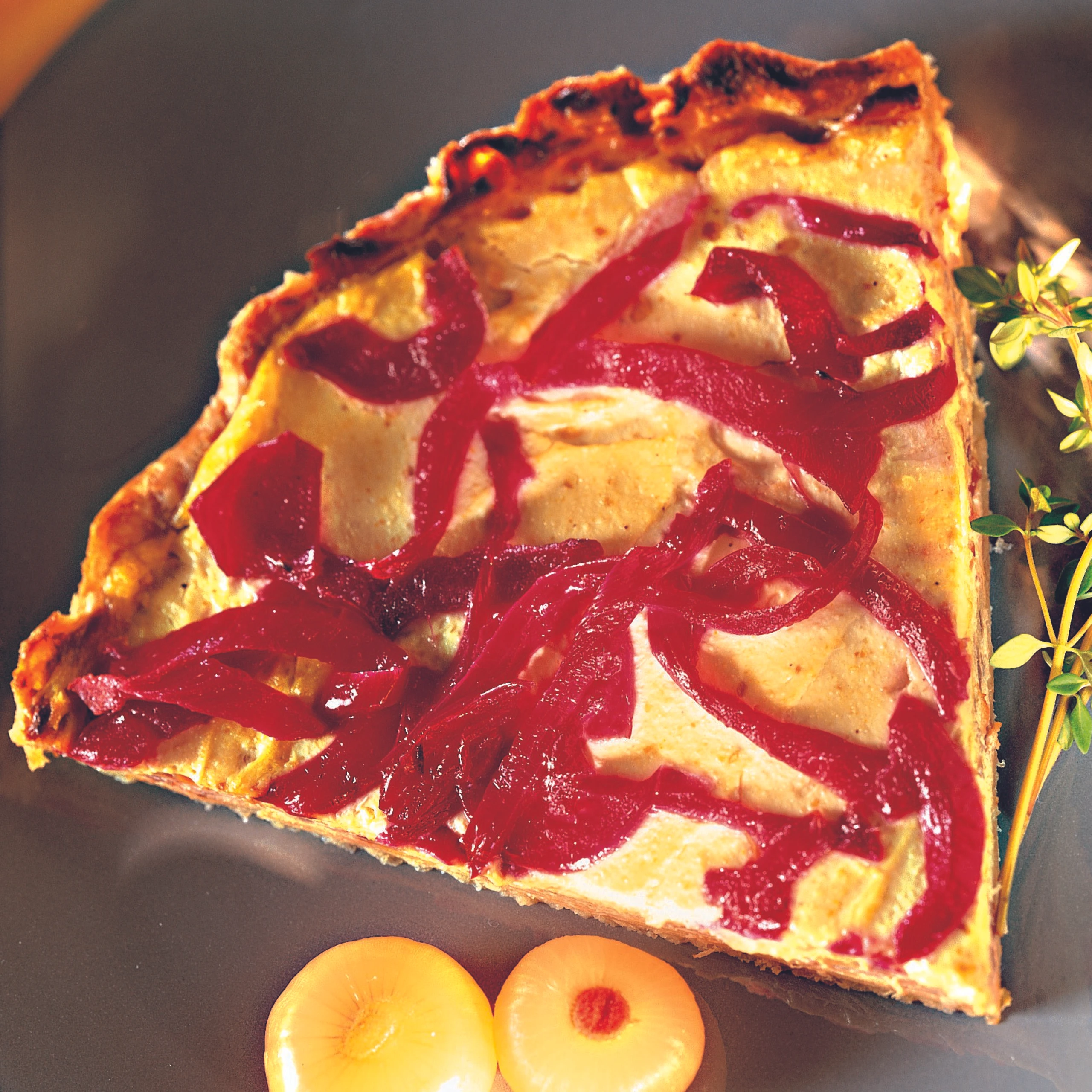 Vegane Zwiebel-Quiche