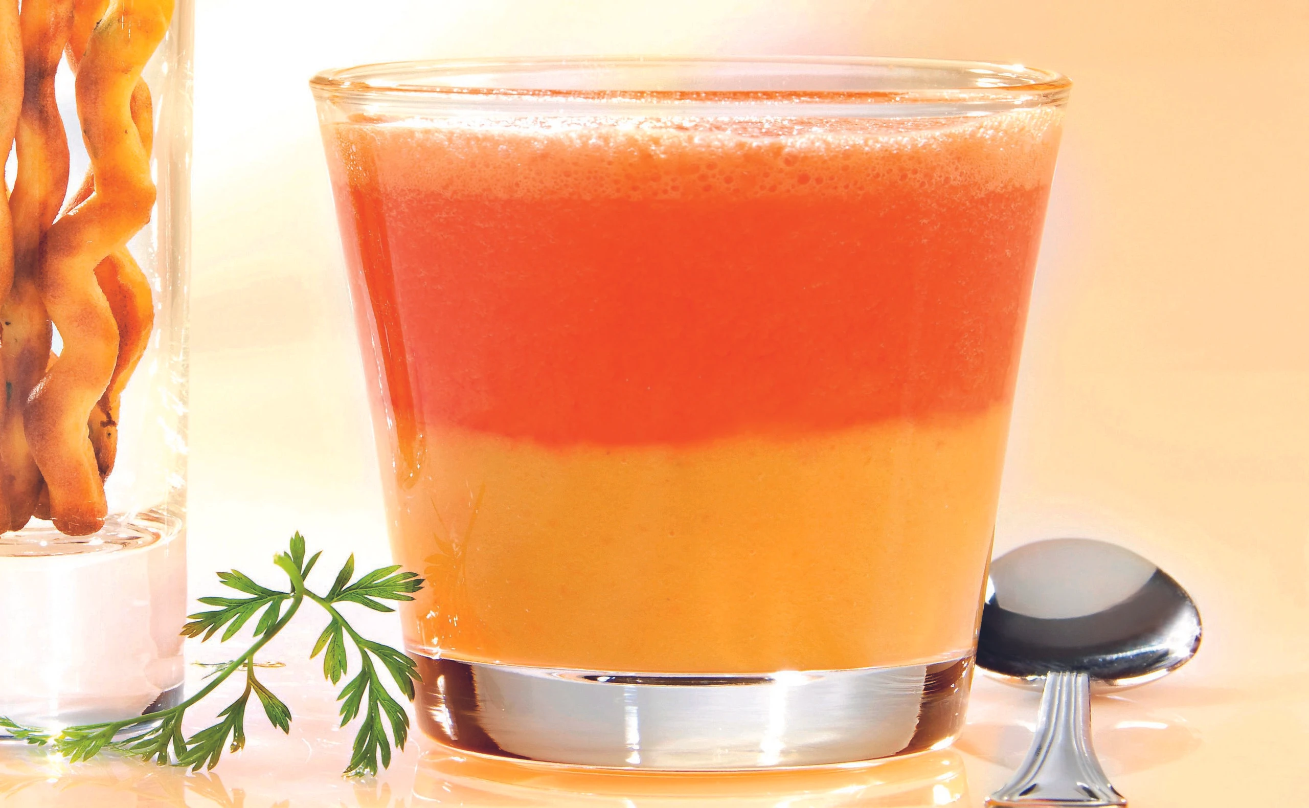 Karotten-Paprikaschaumsuppe