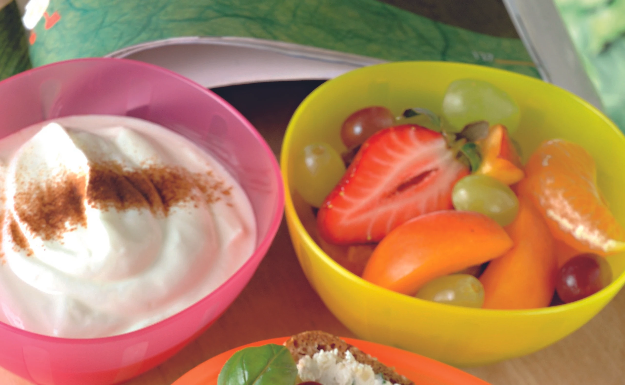 Vanillecreme mit Früchtemix