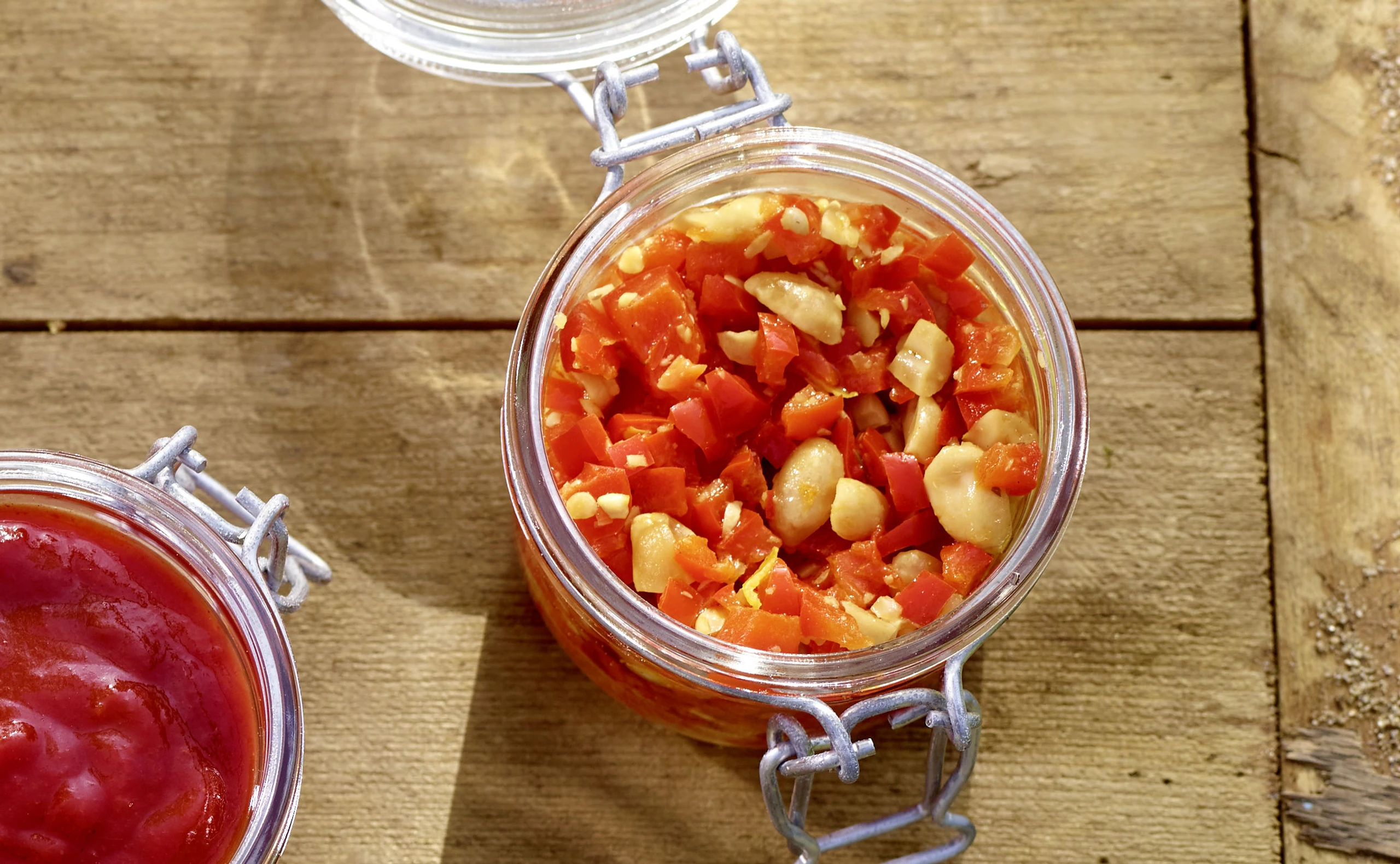 Erdnuss-Paprikasalsa