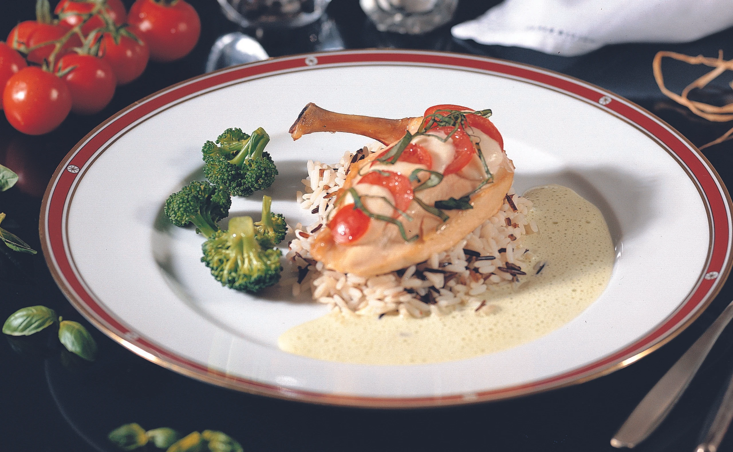 Überbackene Hühnerbrüste à la caprese