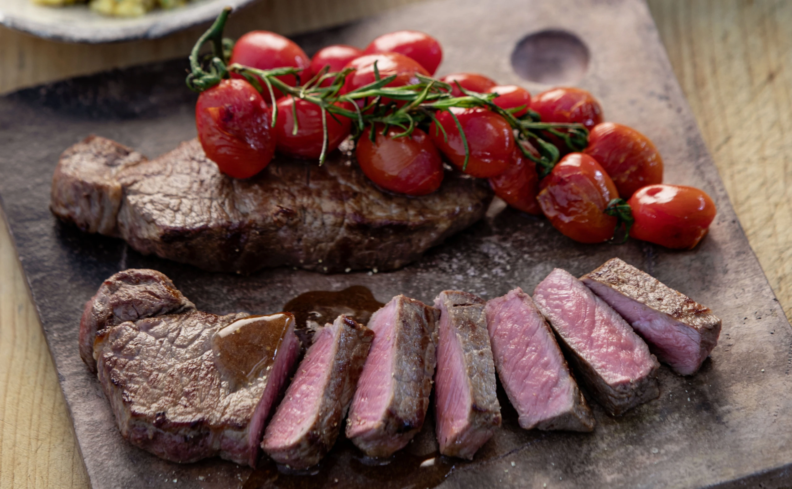 Tagliata mit Paradeisweizen