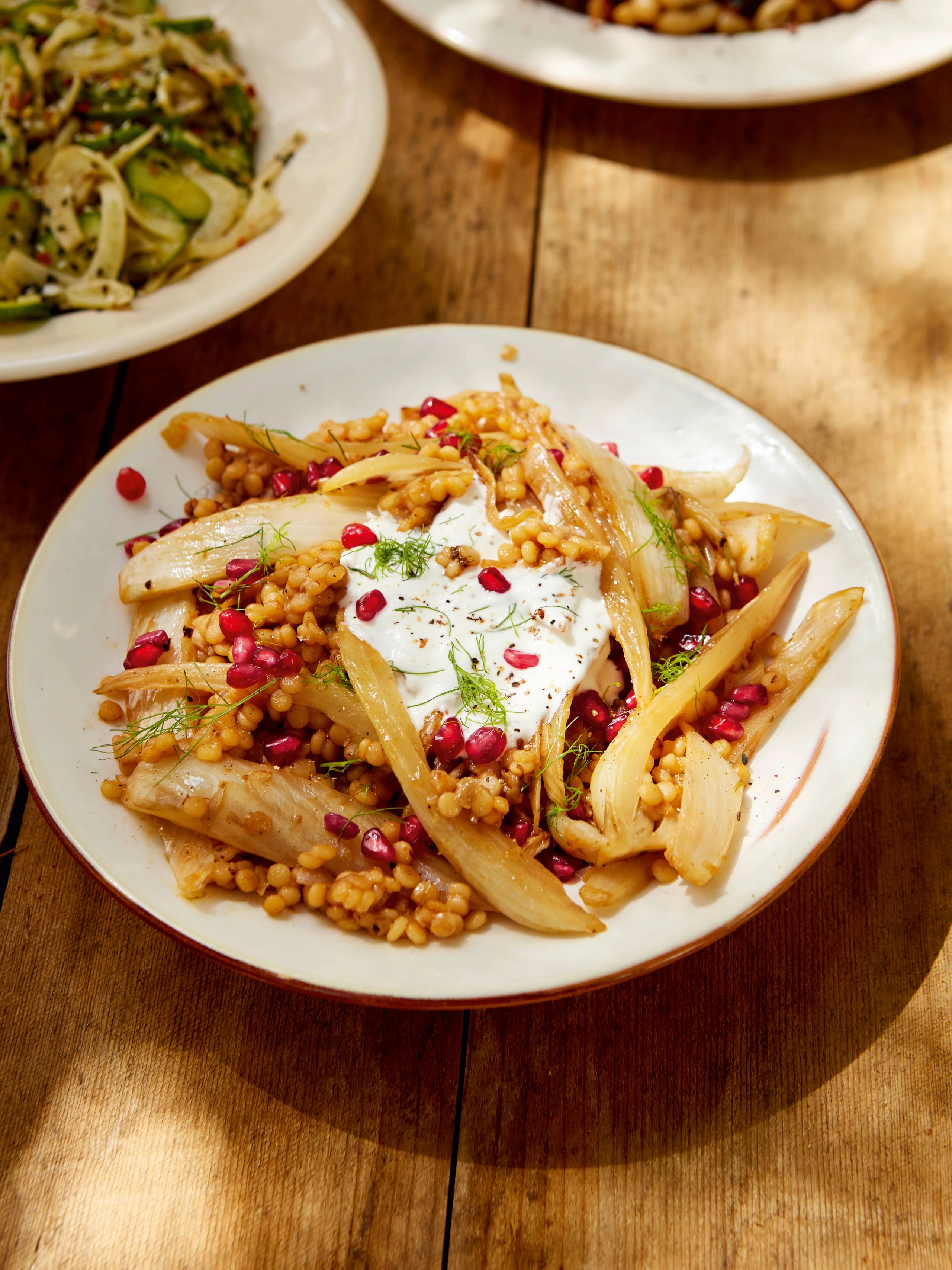 Harissa-Fenchel mit Perlcouscous